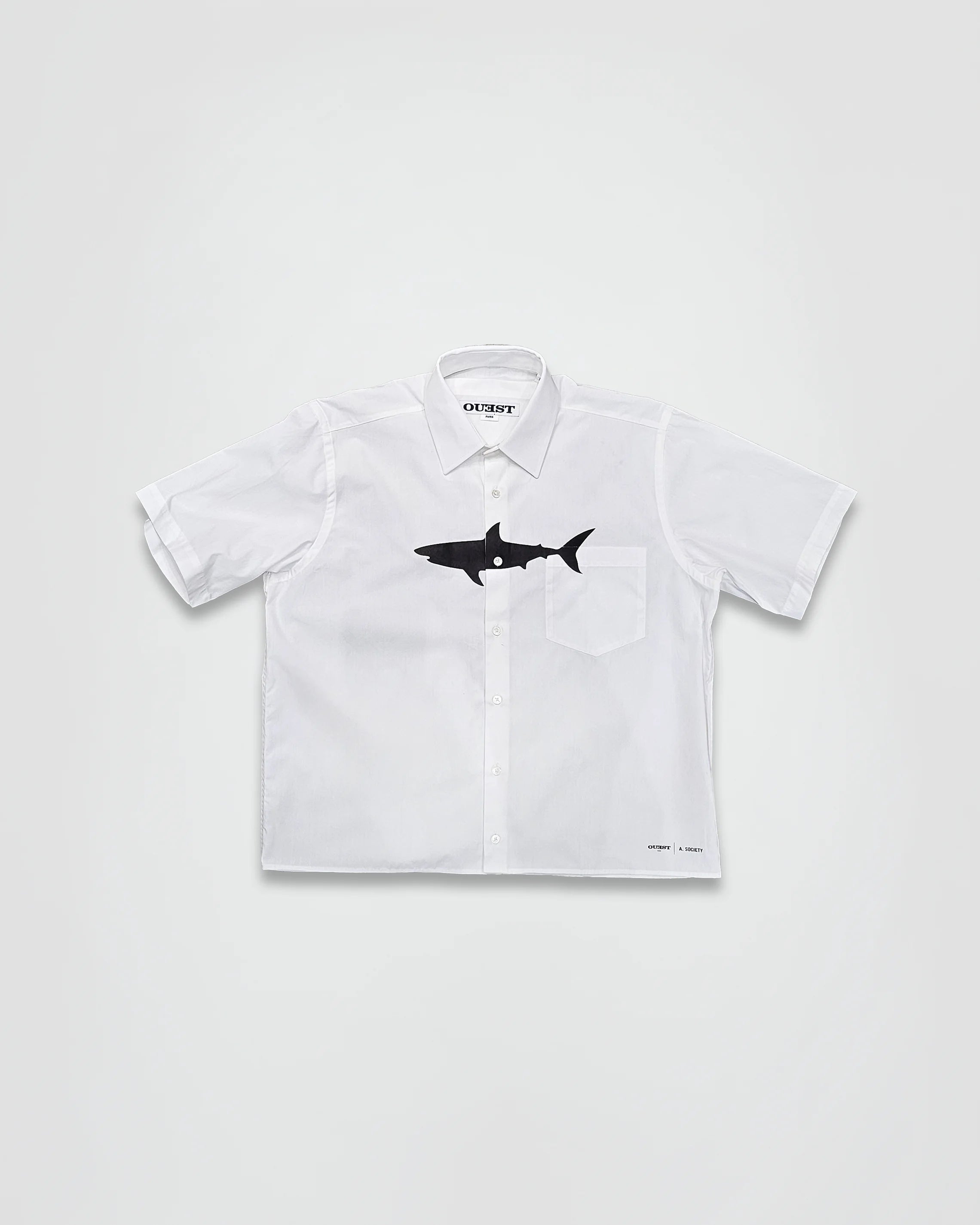 THE SHARK SHORT SLEEVE SHIRT OUEST X A.SOCIETY