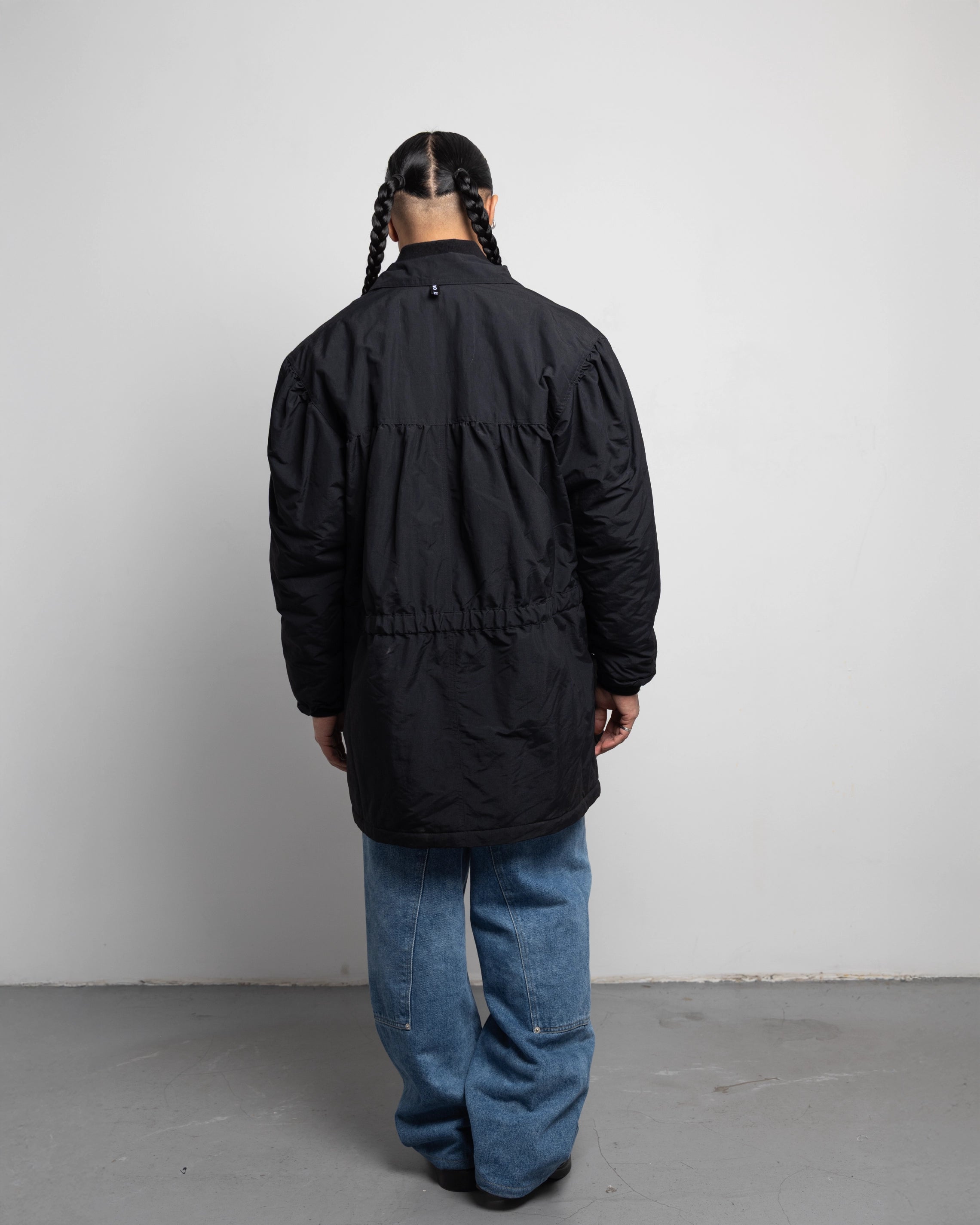 THE ASTRO PARKA IN BLACK NYLON