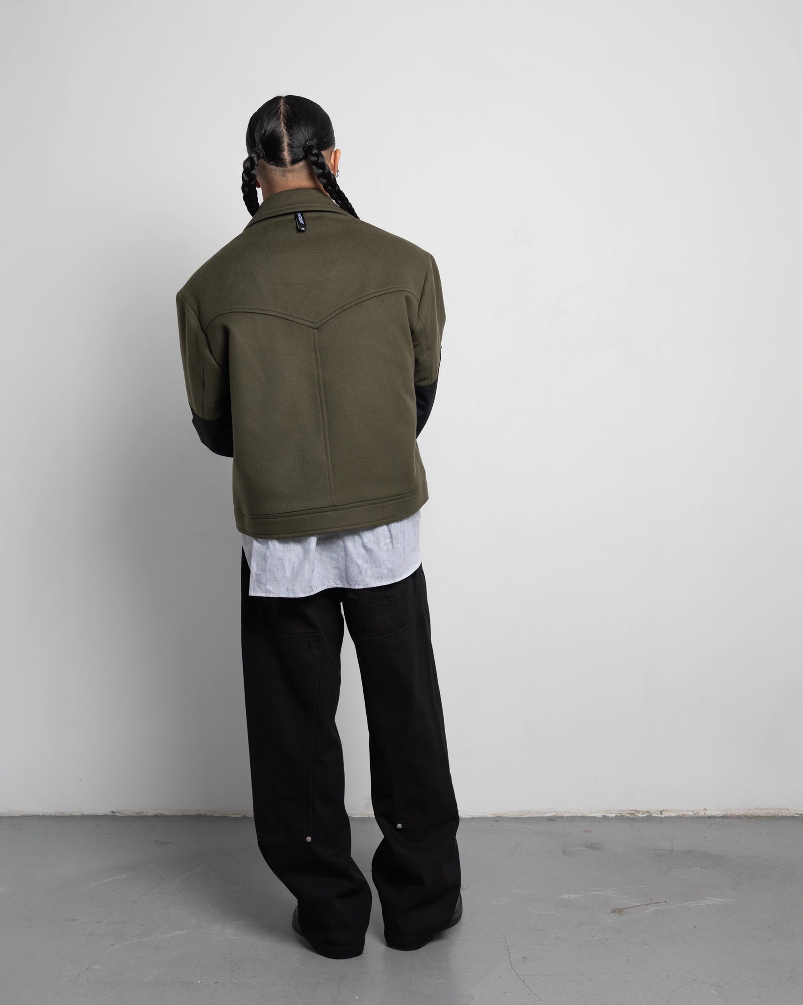 THE WESTERN JACKET IN WOOL/CASHMERE