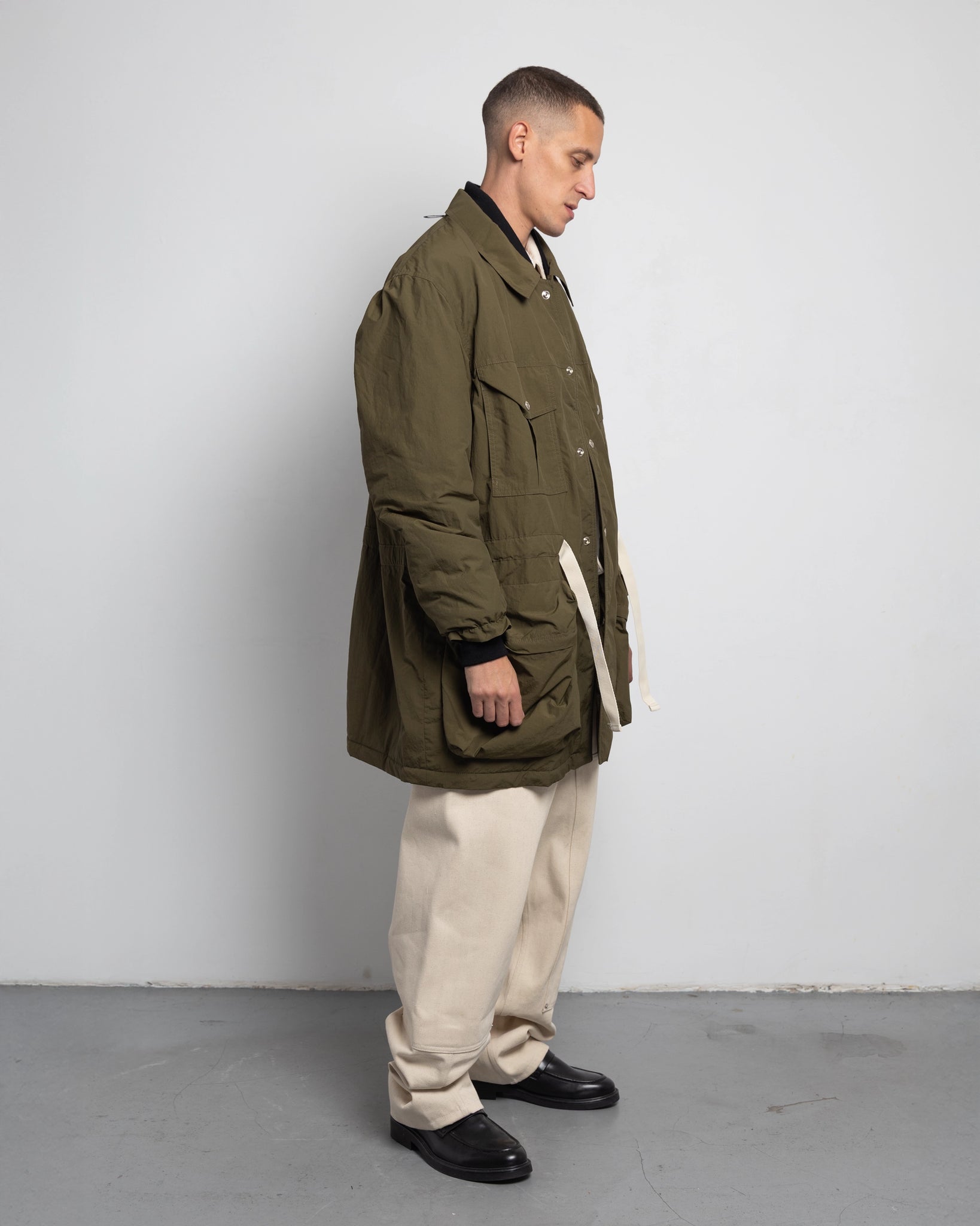 THE ASTRO PARKA IN KHAKI NYLON