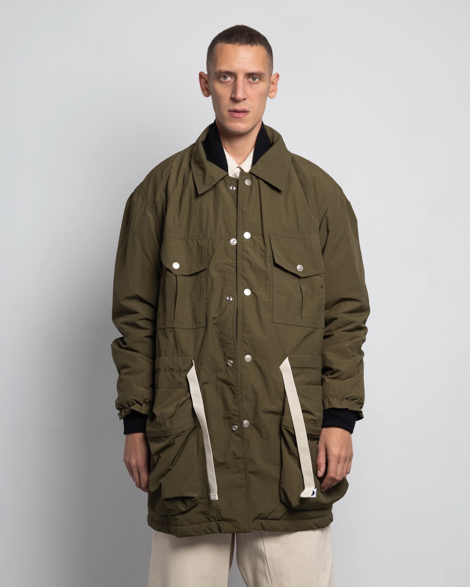 THE ASTRO PARKA IN KHAKI NYLON