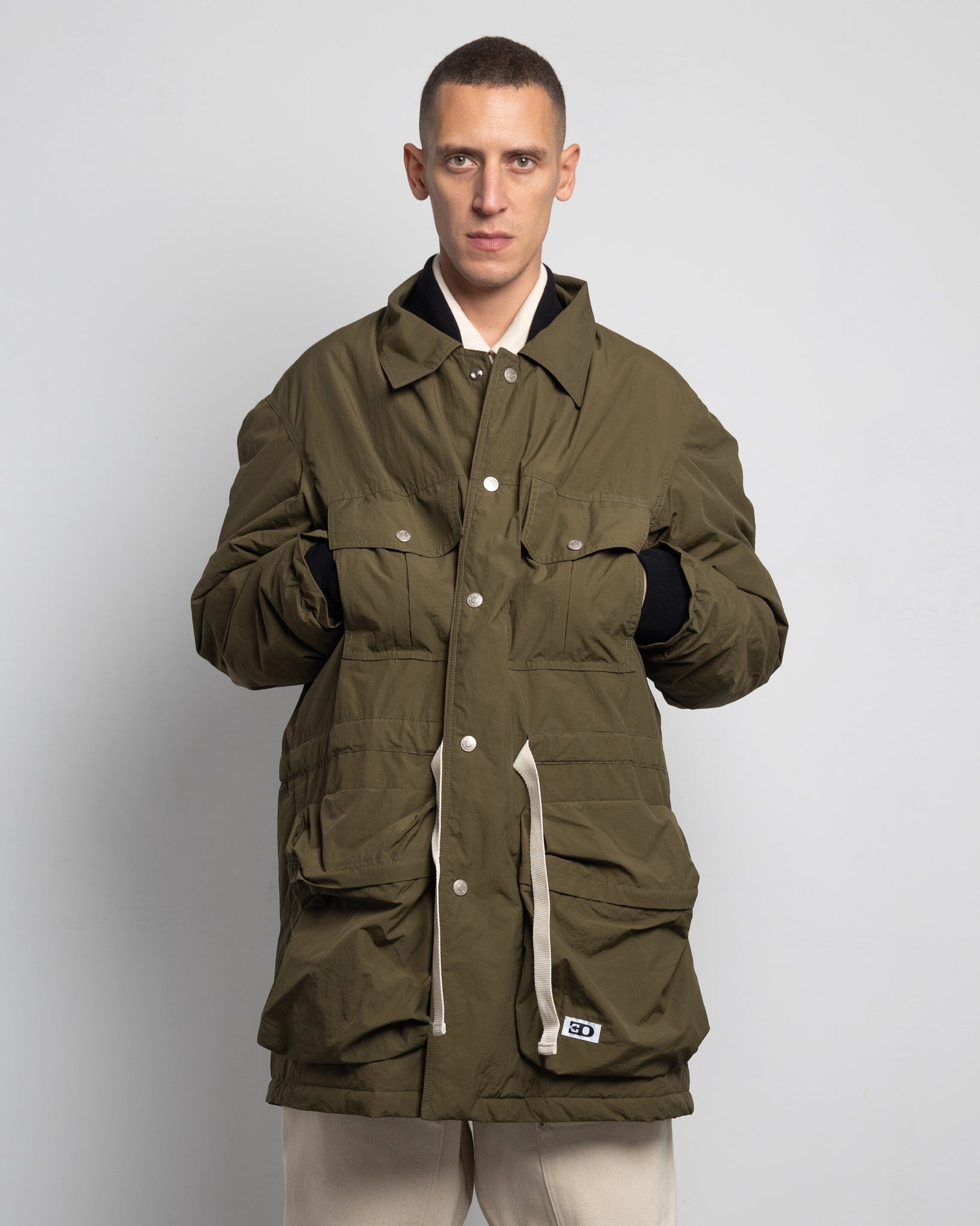 THE ASTRO PARKA IN KHAKI NYLON