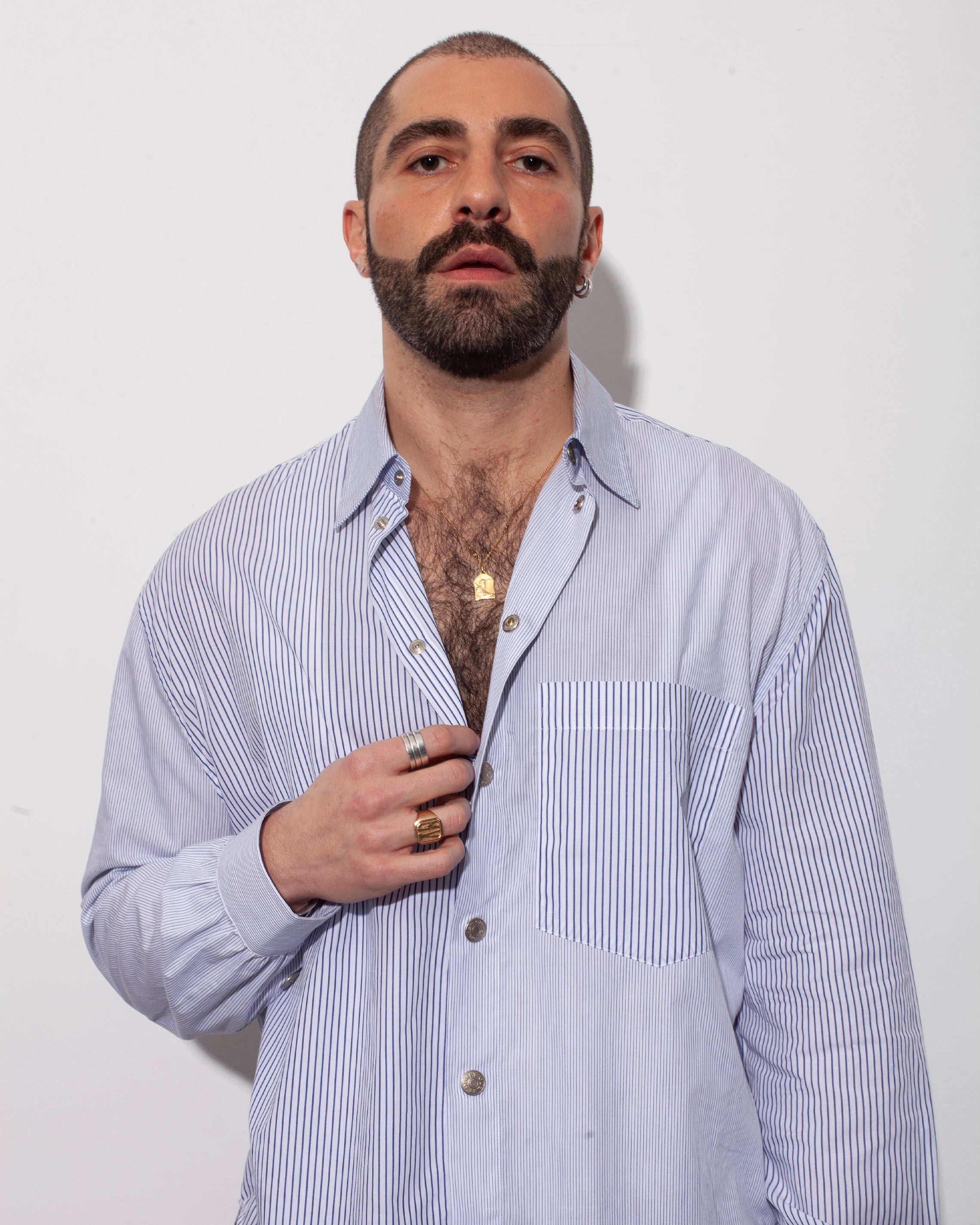 THE SNAP PATCHWORK SHIRT