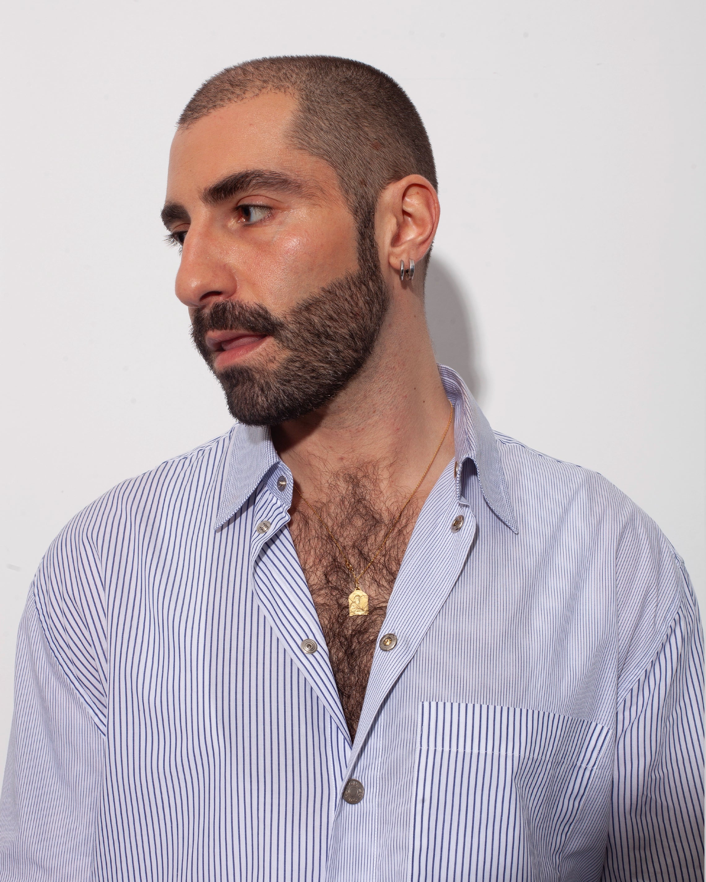 THE SNAP PATCHWORK SHIRT