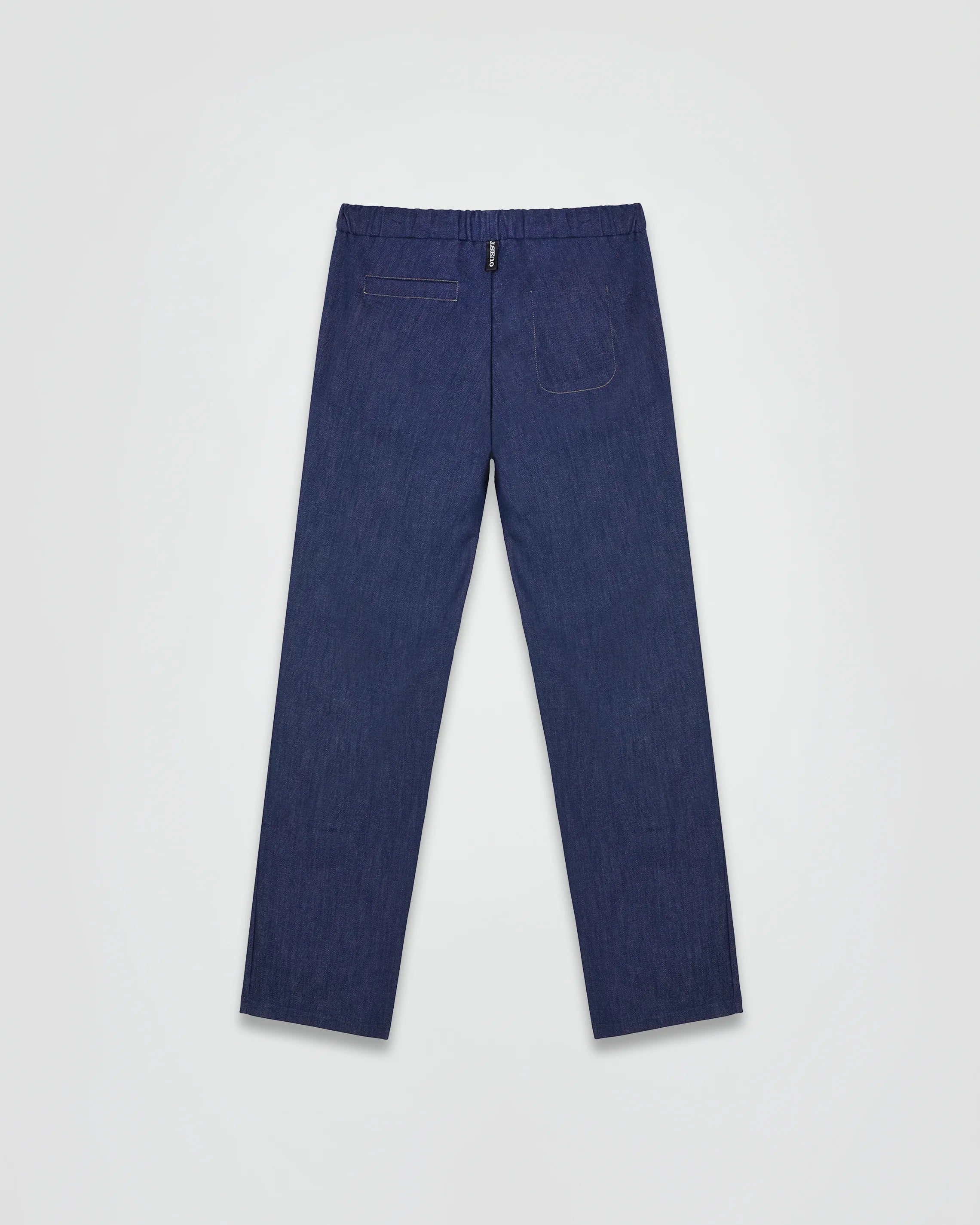 THE 70S DENIM TRACK PANTS IN INDIGO