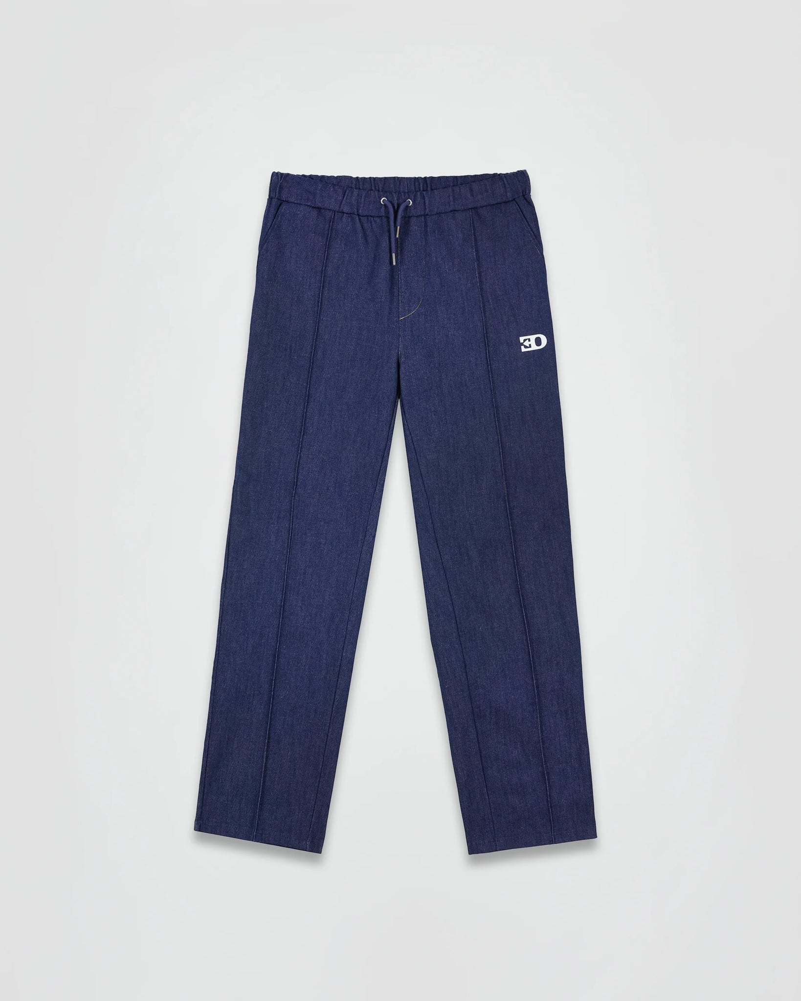THE 70S DENIM TRACK PANTS IN INDIGO