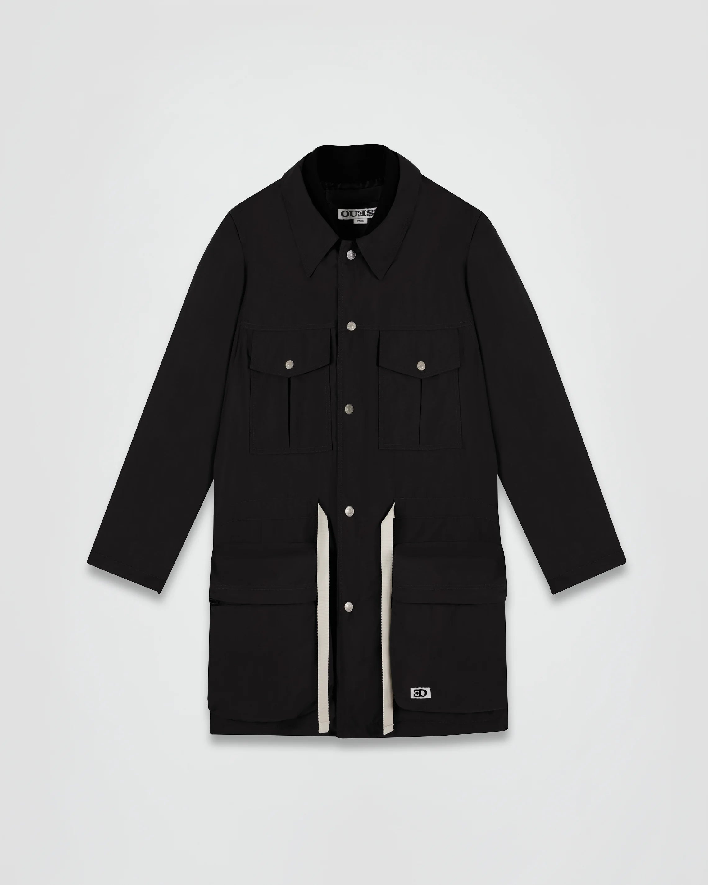 THE ASTRO PARKA IN BLACK NYLON