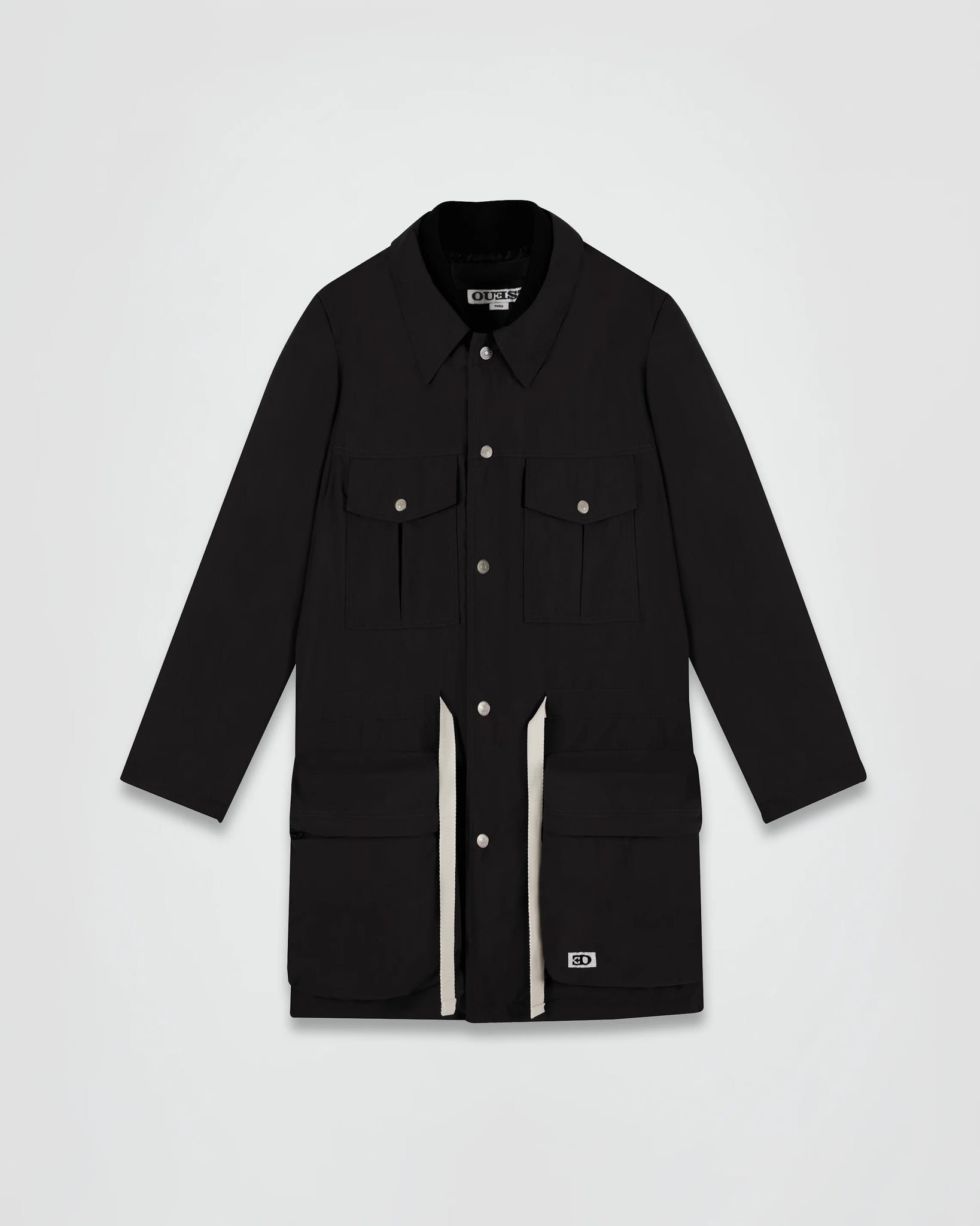 THE ASTRO PARKA IN BLACK NYLON