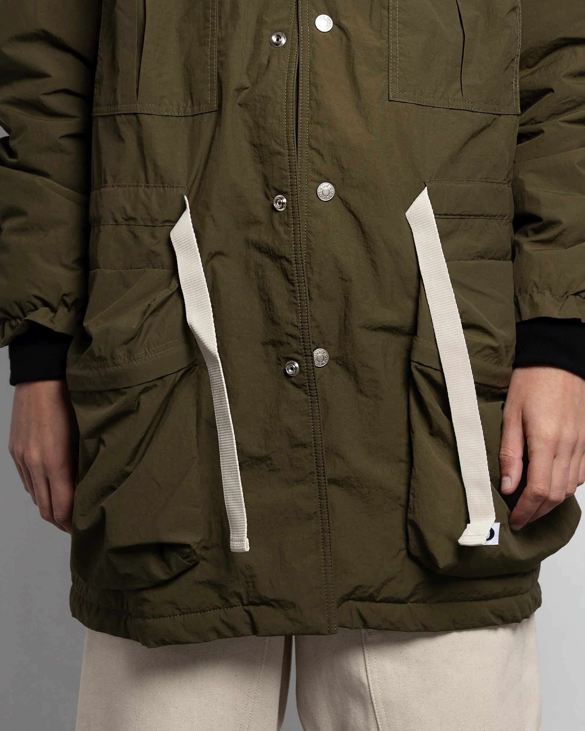 THE ASTRO PARKA IN KHAKI NYLON