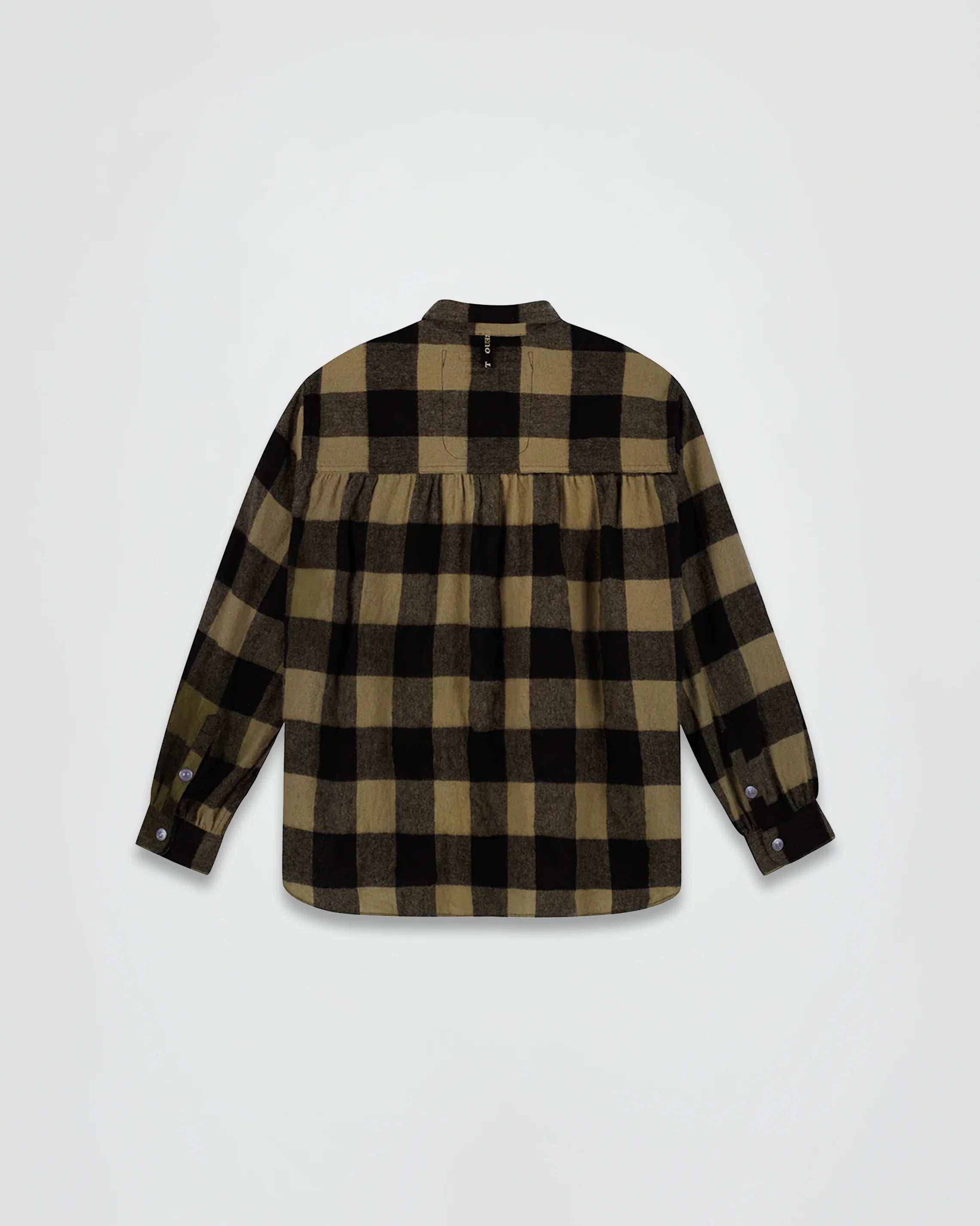 THE BUFFALO CHECK OVERSHIRT IN KHAKI