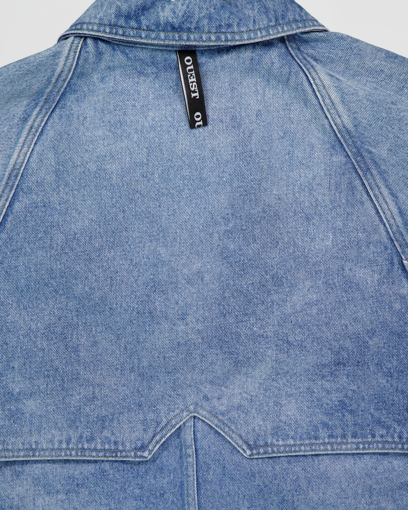 THE CHORE JACKET IN LIGHT FADED INDIGO DENIM