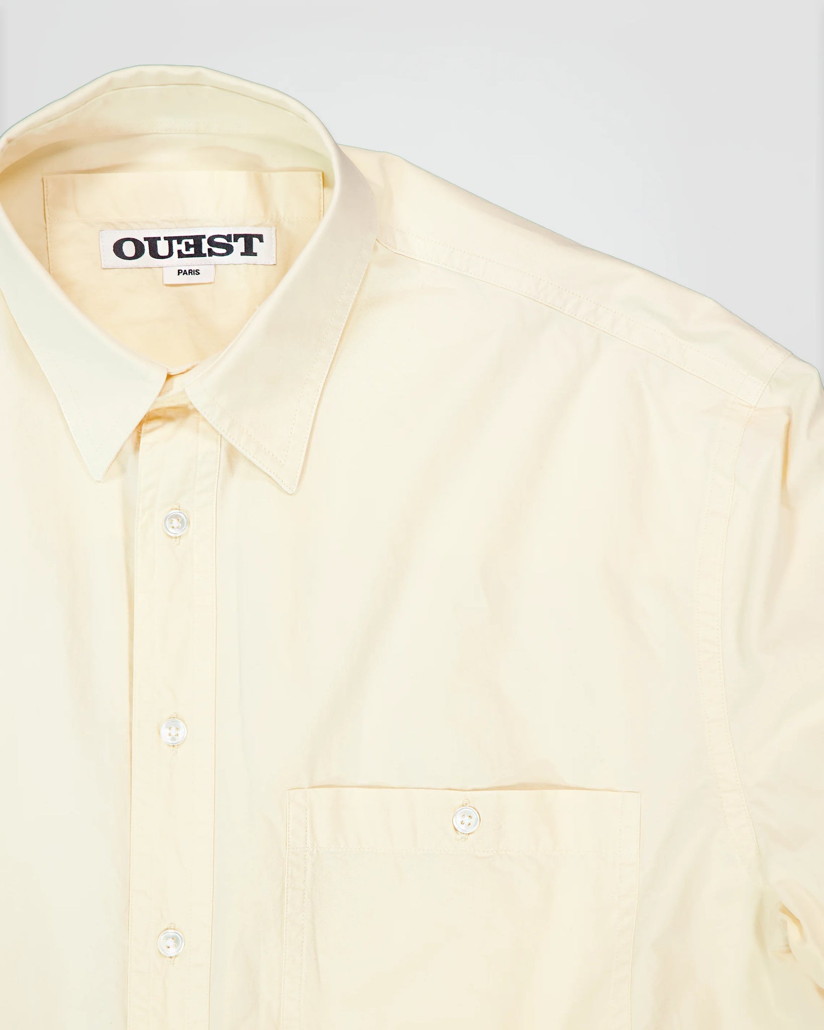 THE CLASSIC SHIRT IN OFF-WHITE OVERDYED COTTON