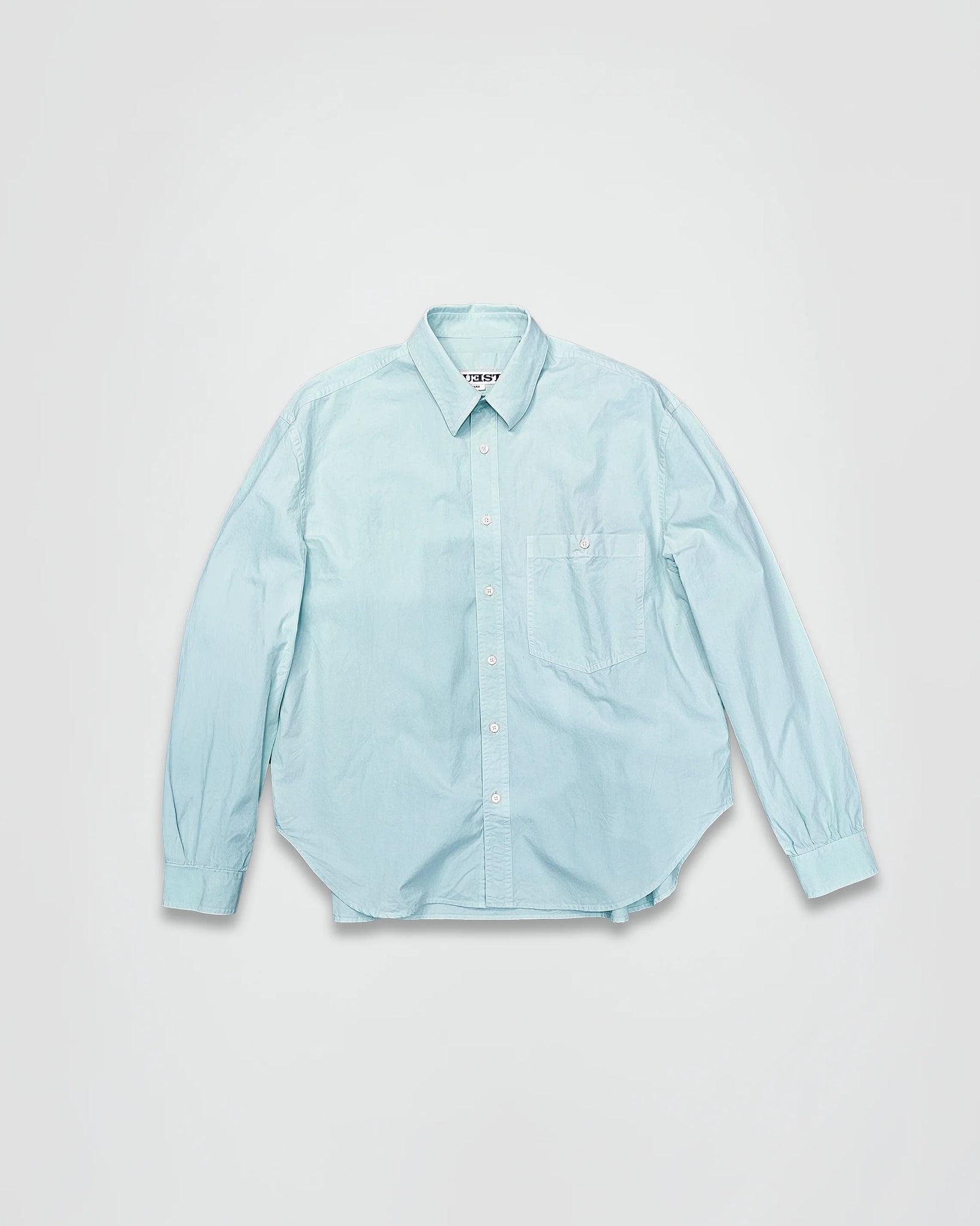 THE CLASSIC SHIRT IN TURQUOISE OVERDYED COTTON