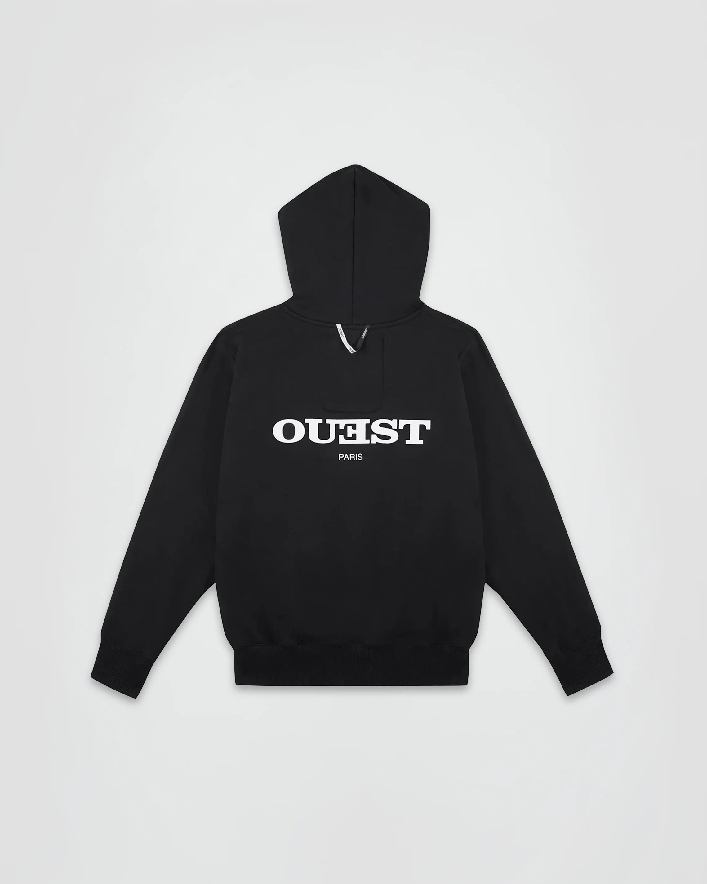 THE LOGO HOODIE IN BLACK