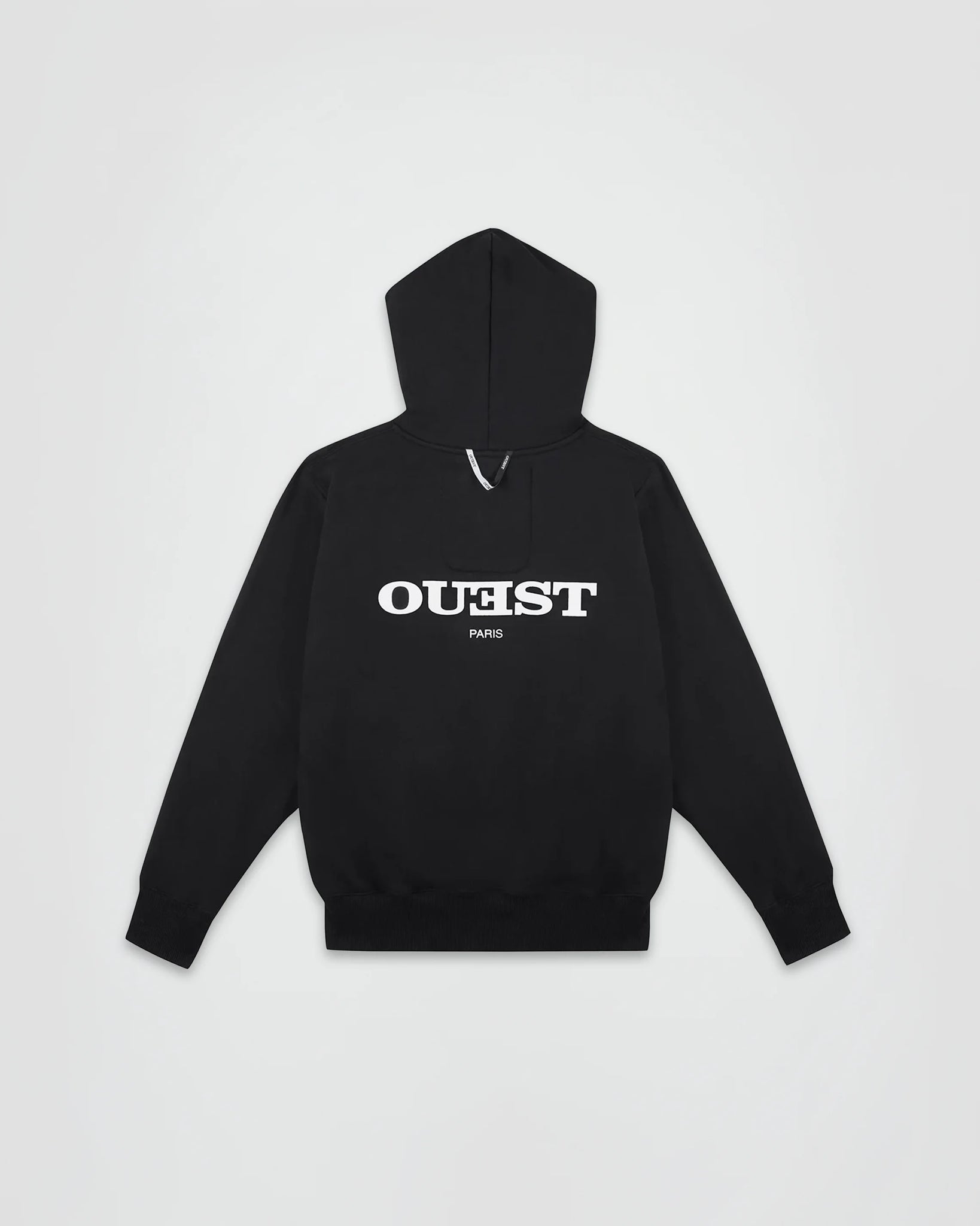 THE LOGO HOODIE IN BLACK