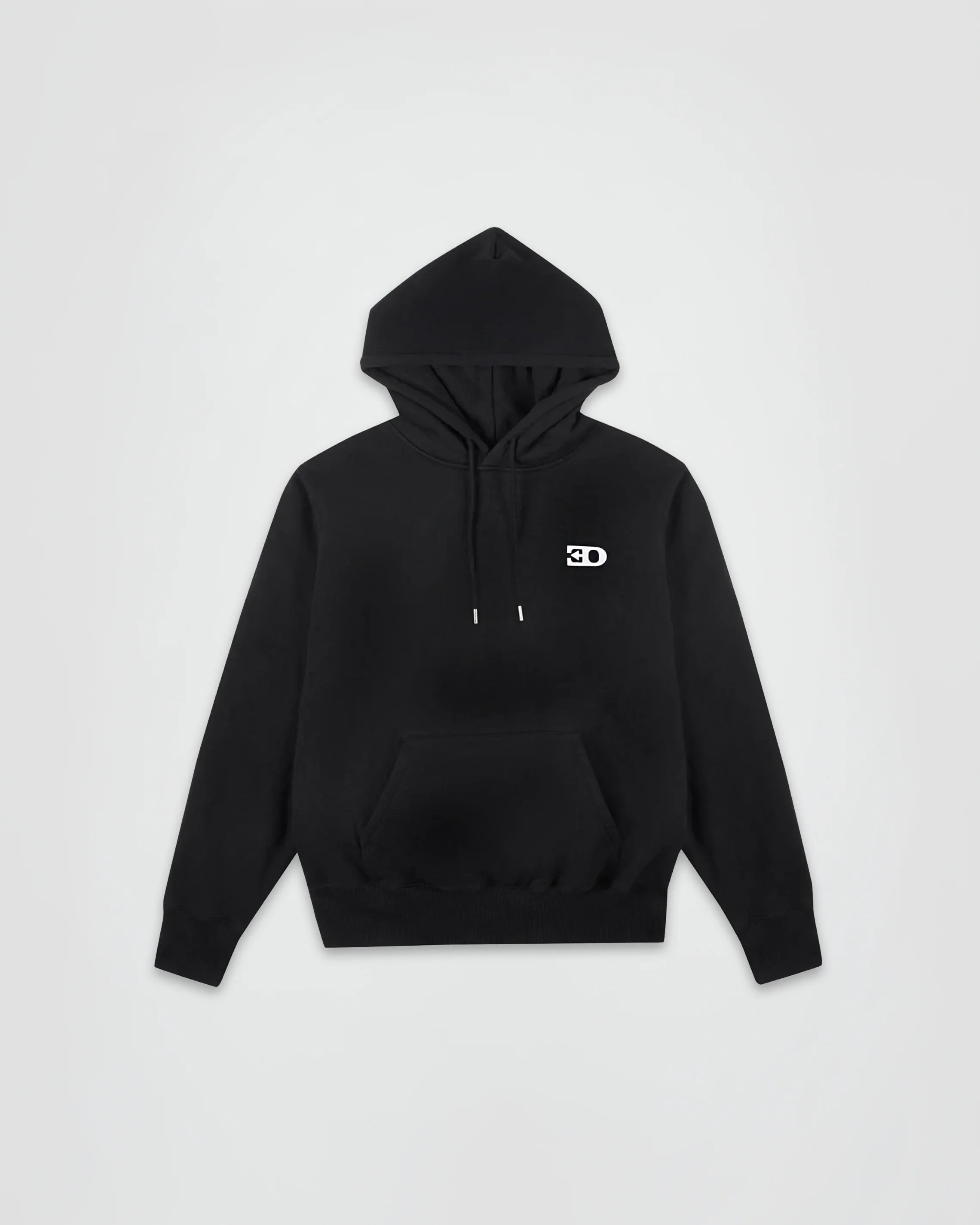 THE LOGO HOODIE IN BLACK
