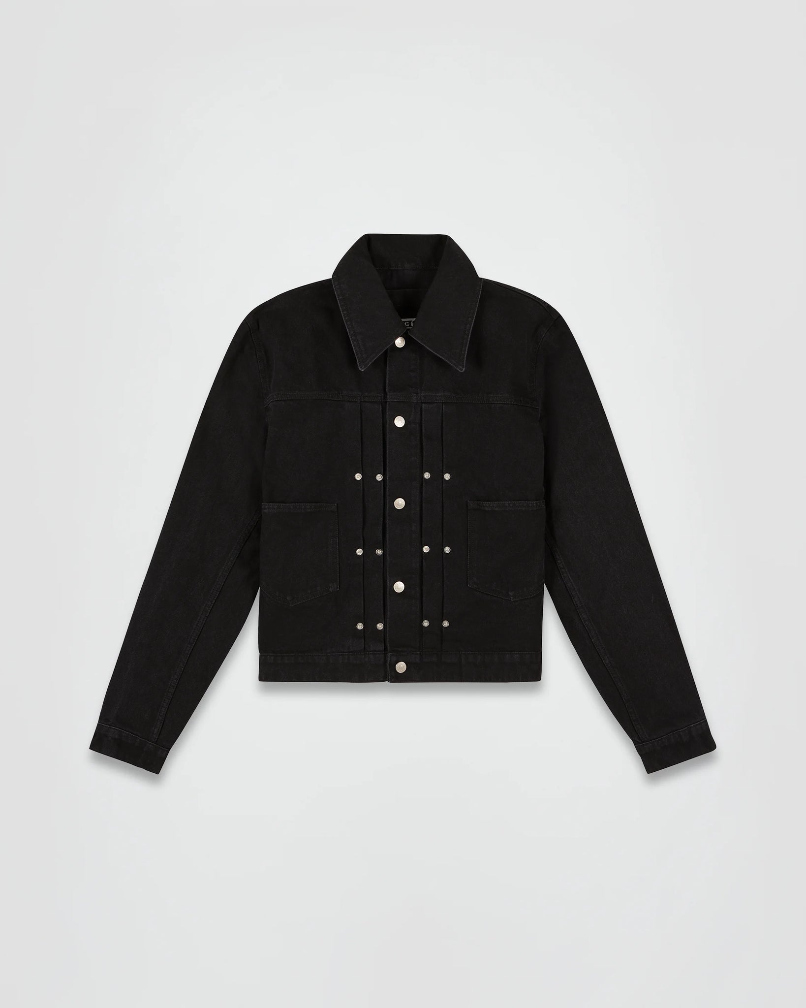 THE TRUCKER JACKET IN BLACK DENIM