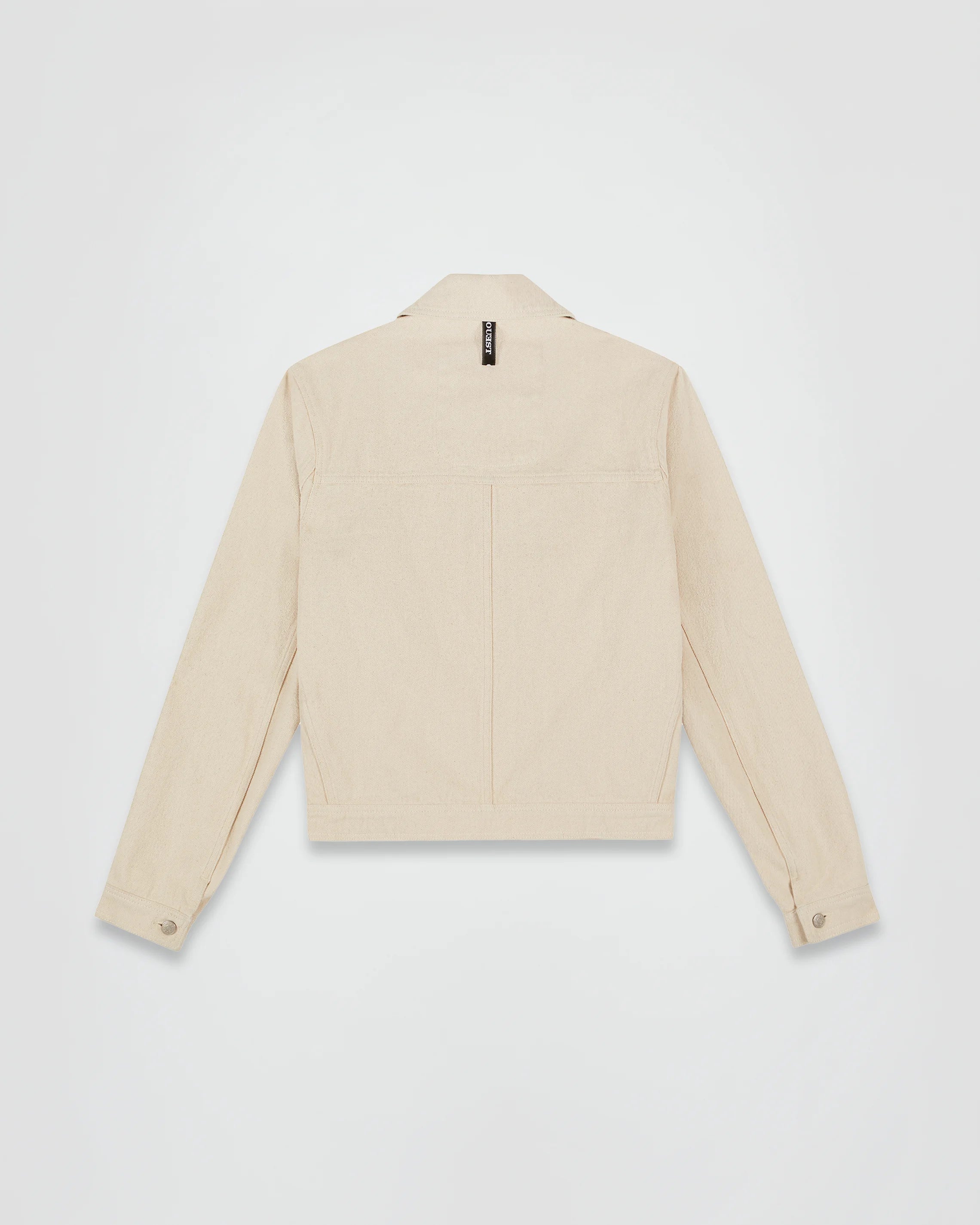 THE TRUCKER JACKET IN OFF-WHITE DENIM