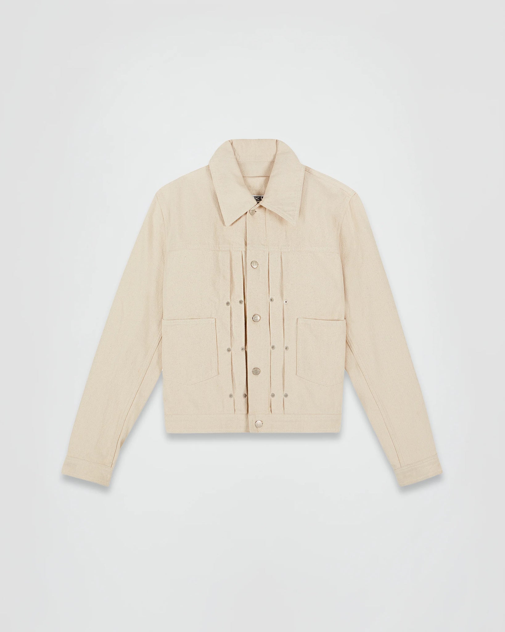THE TRUCKER JACKET IN OFF-WHITE DENIM