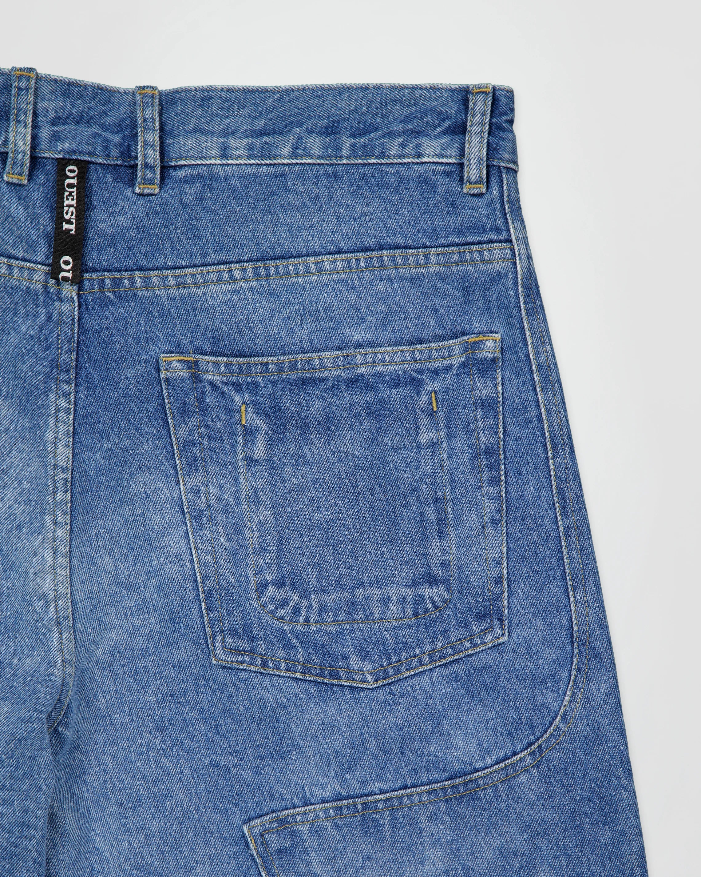 THE WORK CHAPS IN LIGHT FADED INDIGO DENIM