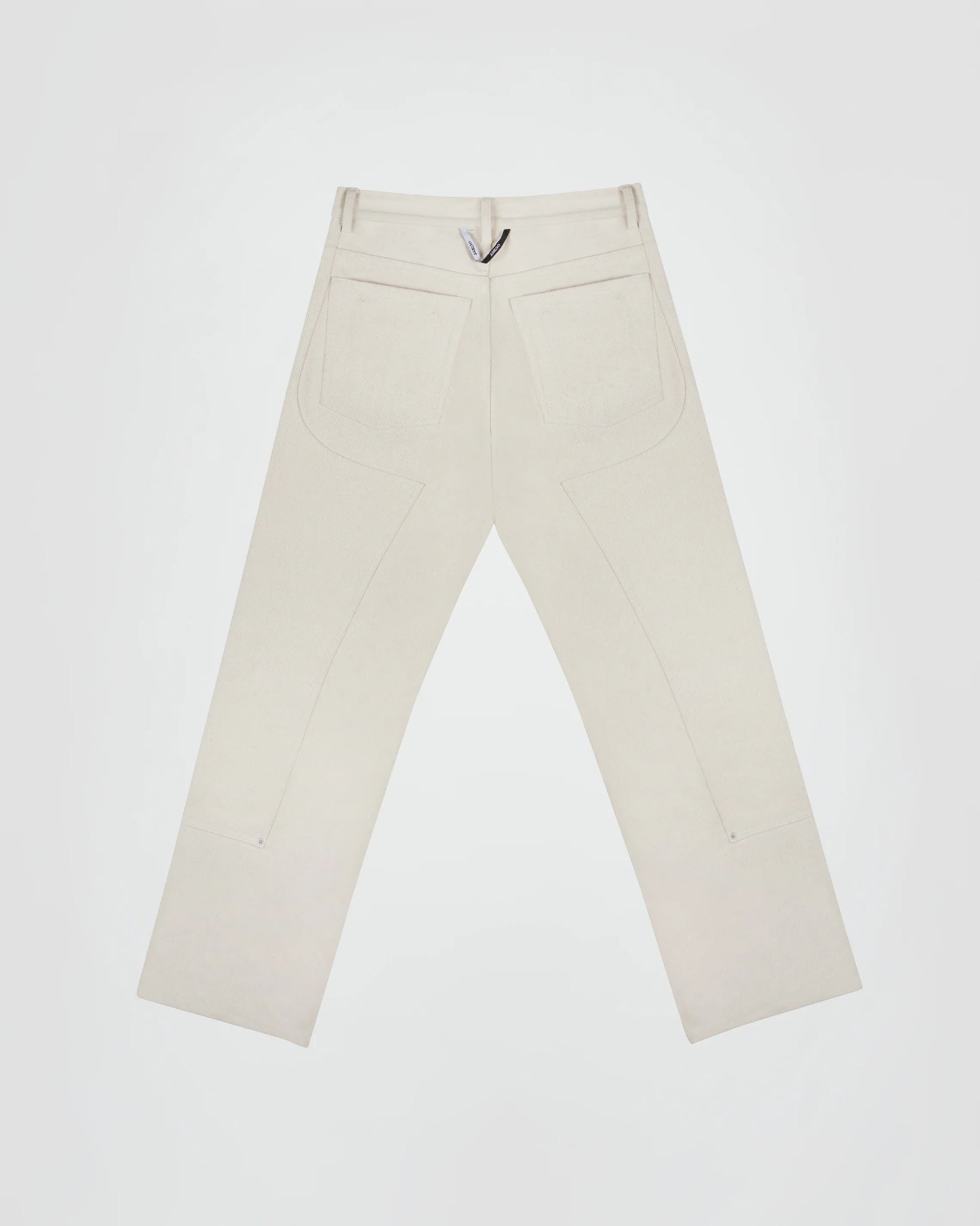 THE WORK CHAPS IN OFF-WHITE DENIM