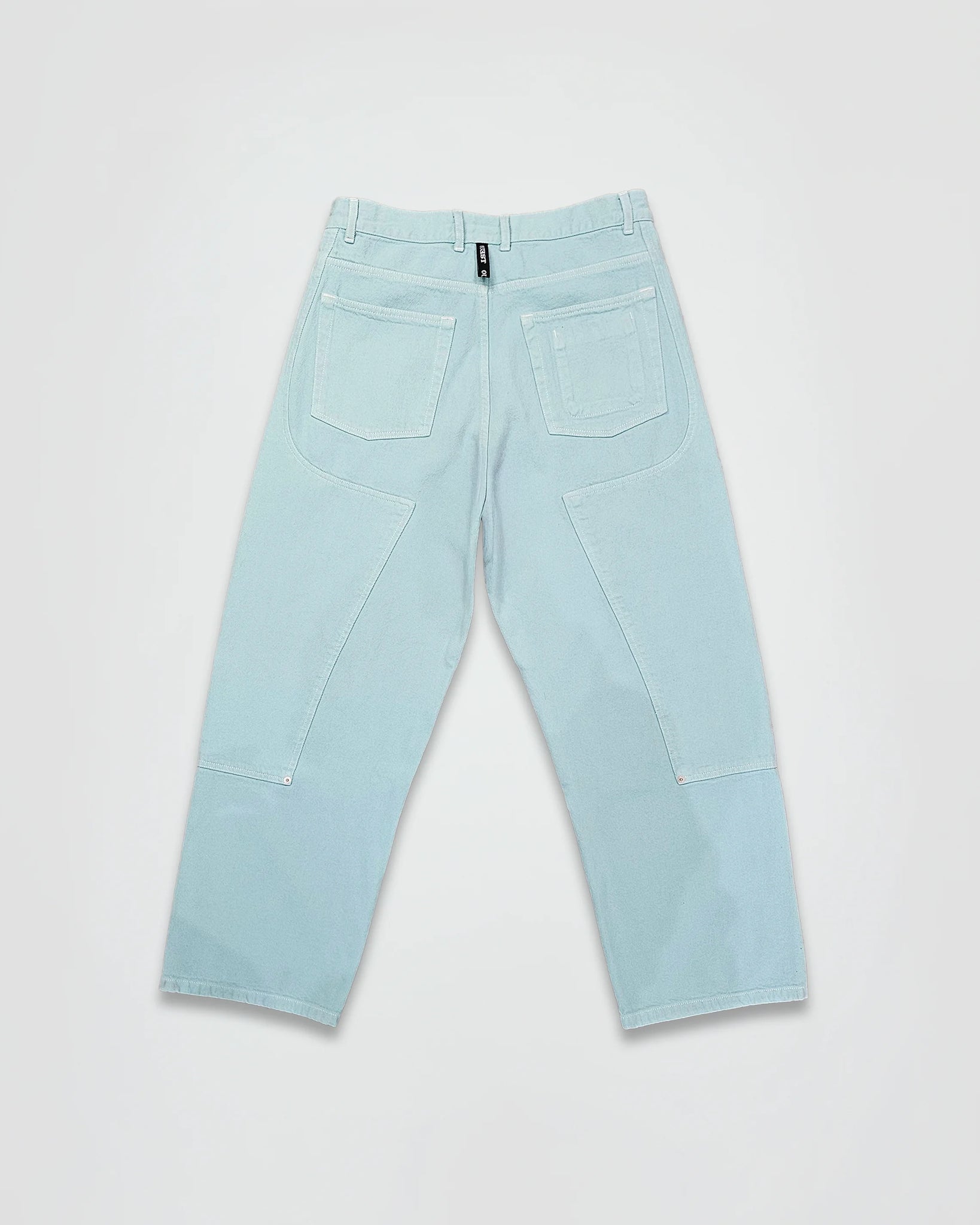 THE WORK CHAPS IN TURQUOISE DENIM