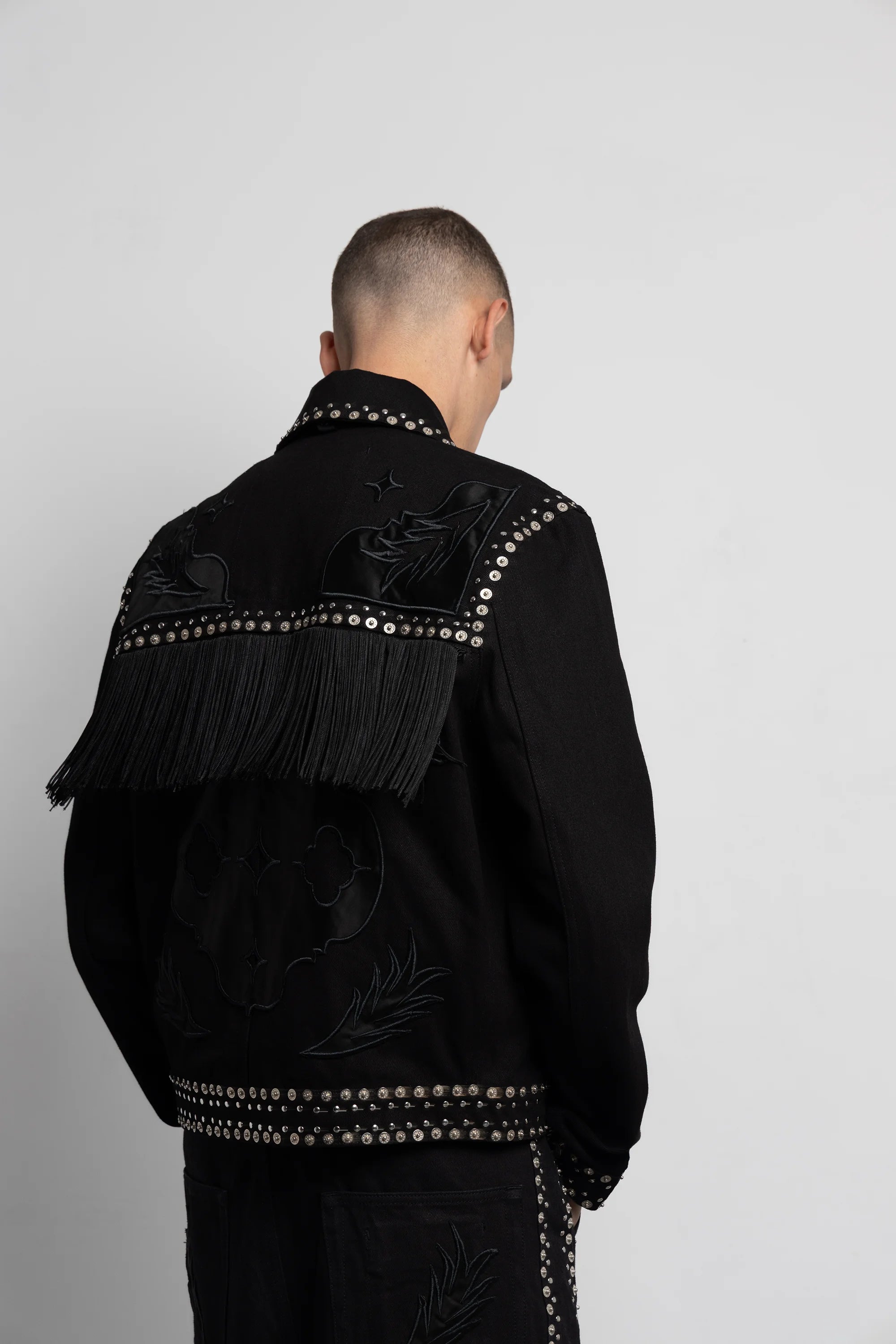 THE CUSTOM STUDDED TRUCKER JACKET