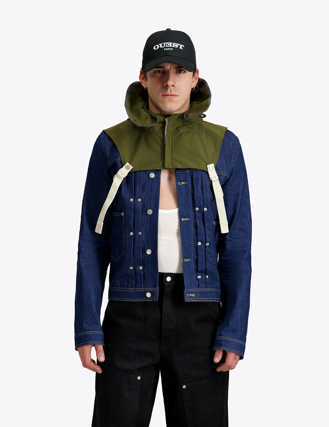 THE MILITARY HOOD IN KHAKI NYLON