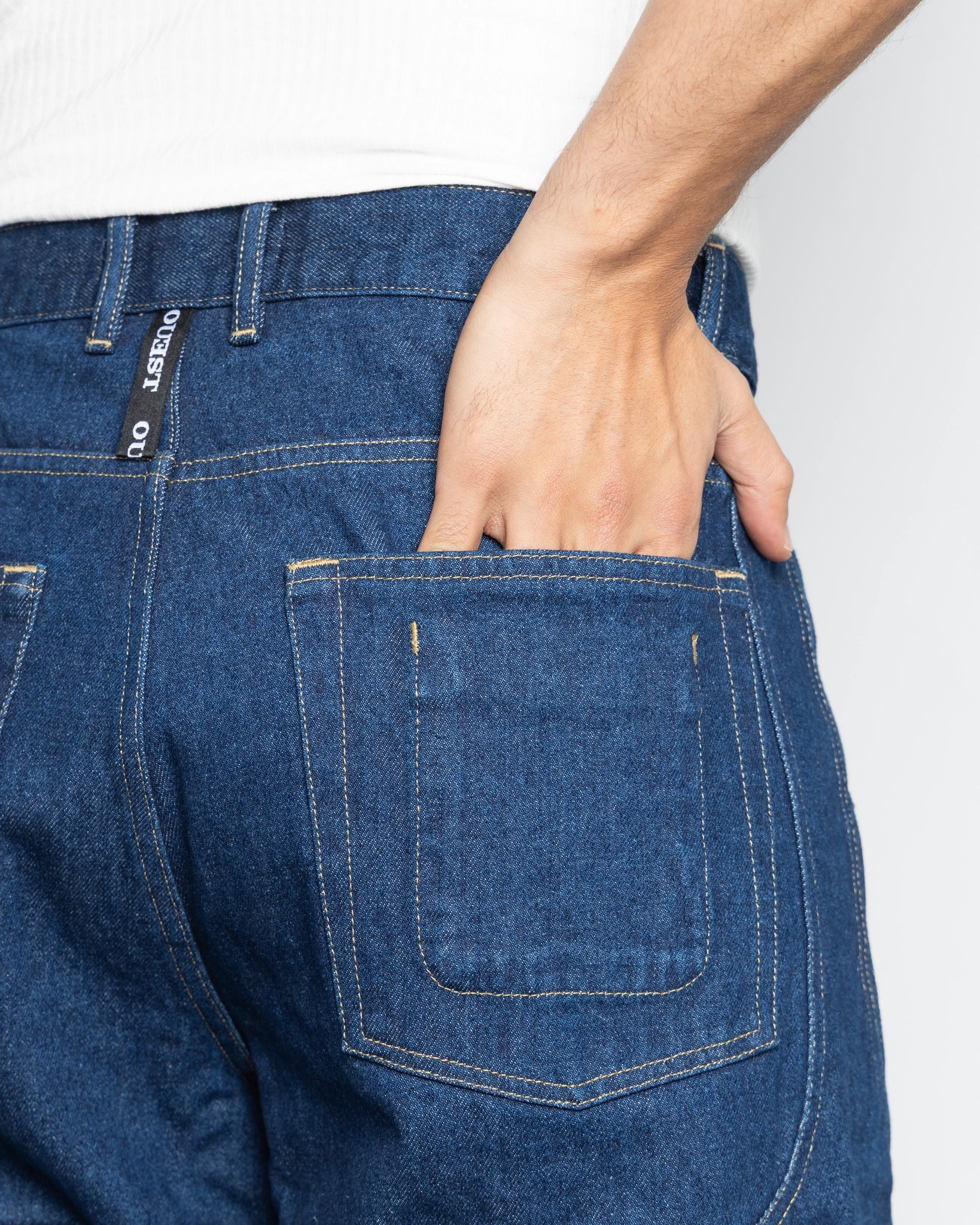 THE WORK CHAPS IN INDIGO RECYCLED DENIM
