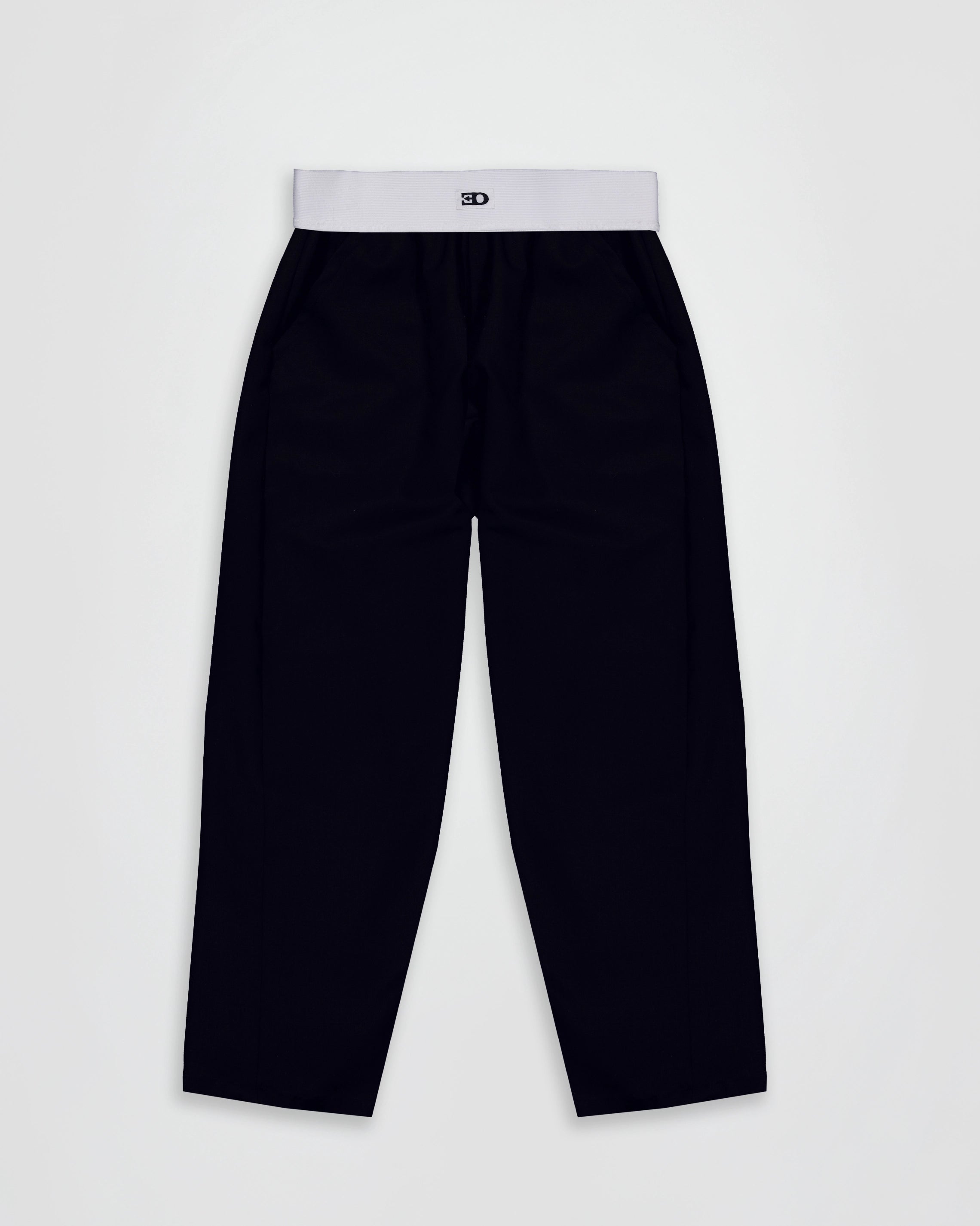 THE BRIEF TROUSERS IN BLACK WOOL