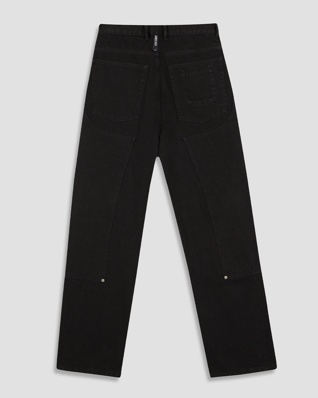 THE WORK CHAPS IN BLACK DENIM