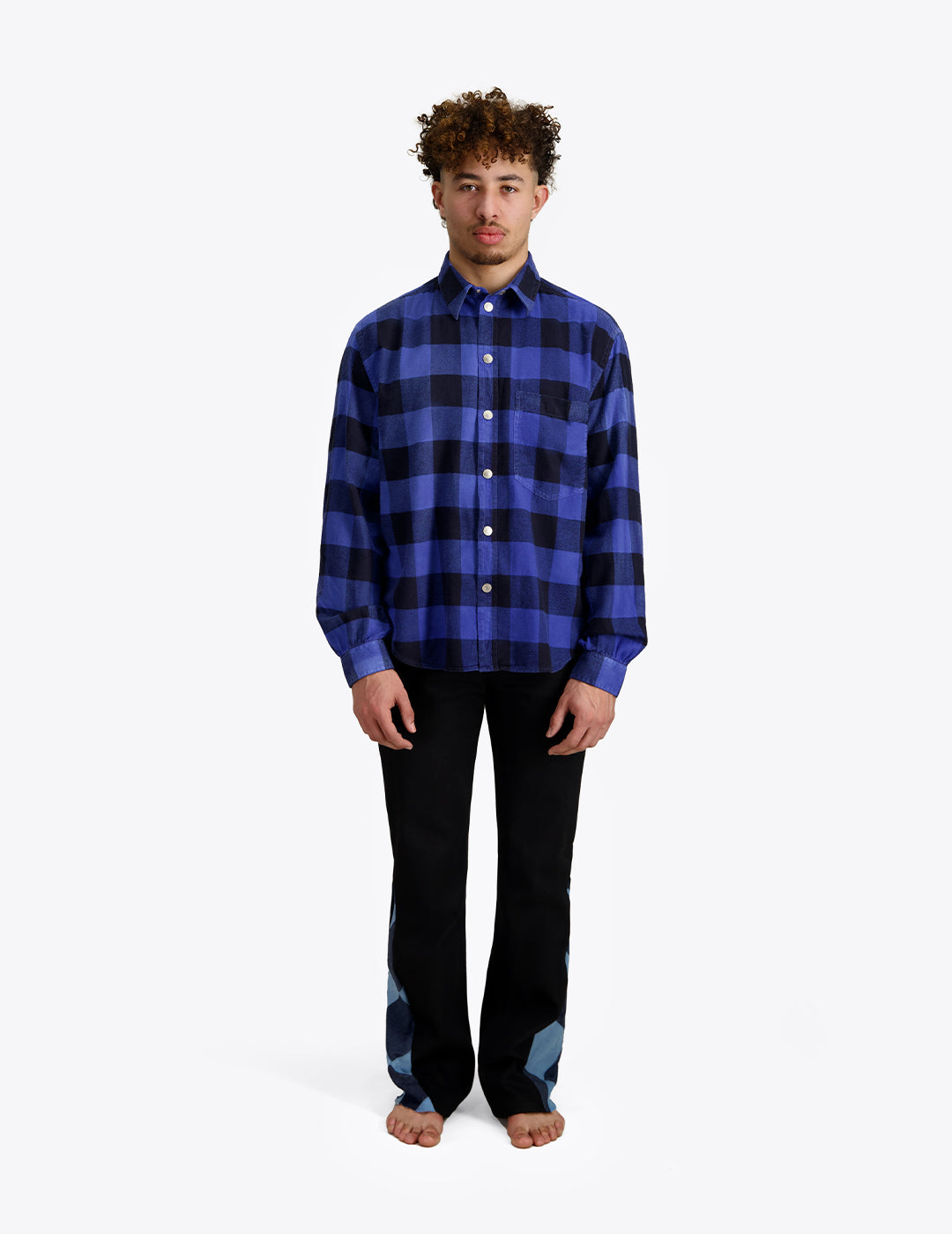 THE BUFFALO CHECK OVERSHIRT IN BLUE