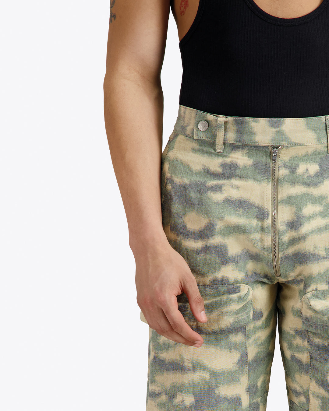 THE ASTRO PANTS IN CAMOUFLAGE COTTON