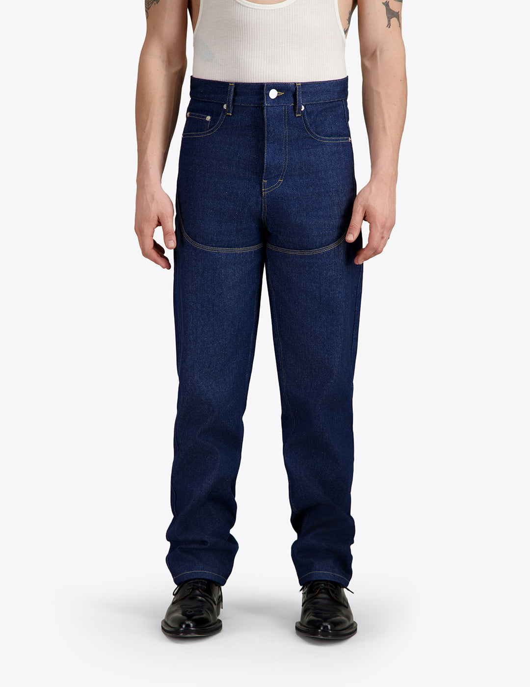 THE COW BOY JEANS IN INDIGO RECYCLED DENIM