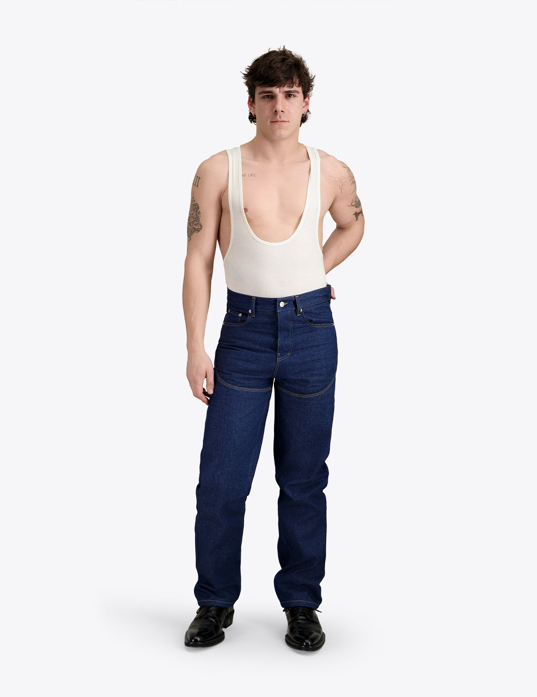 THE COW BOY JEANS IN INDIGO RECYCLED DENIM