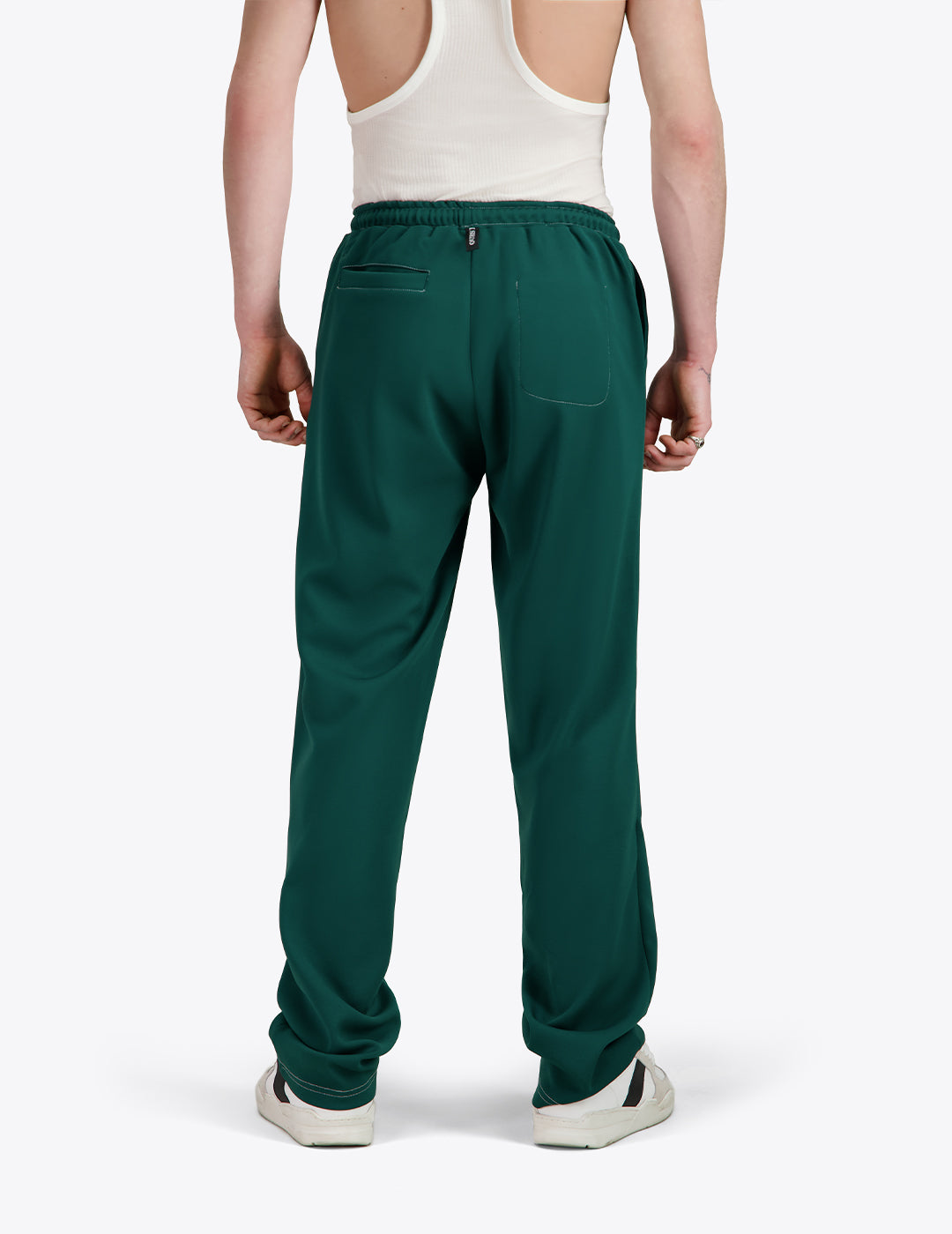 THE 70S TRACK PANTS IN GREEN