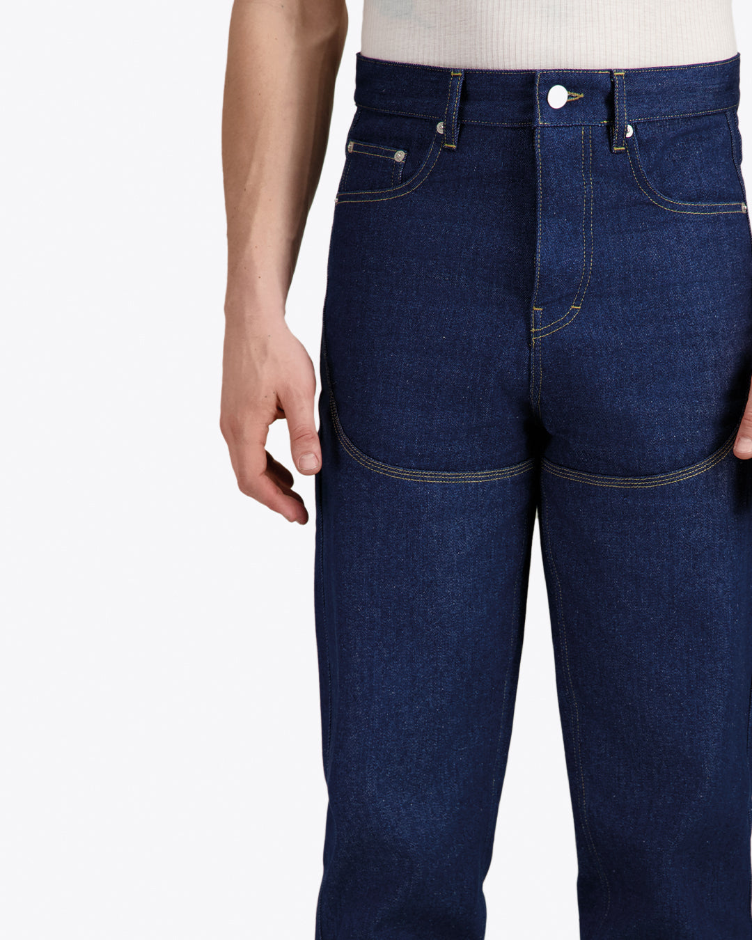 THE COW BOY JEANS IN INDIGO RECYCLED DENIM
