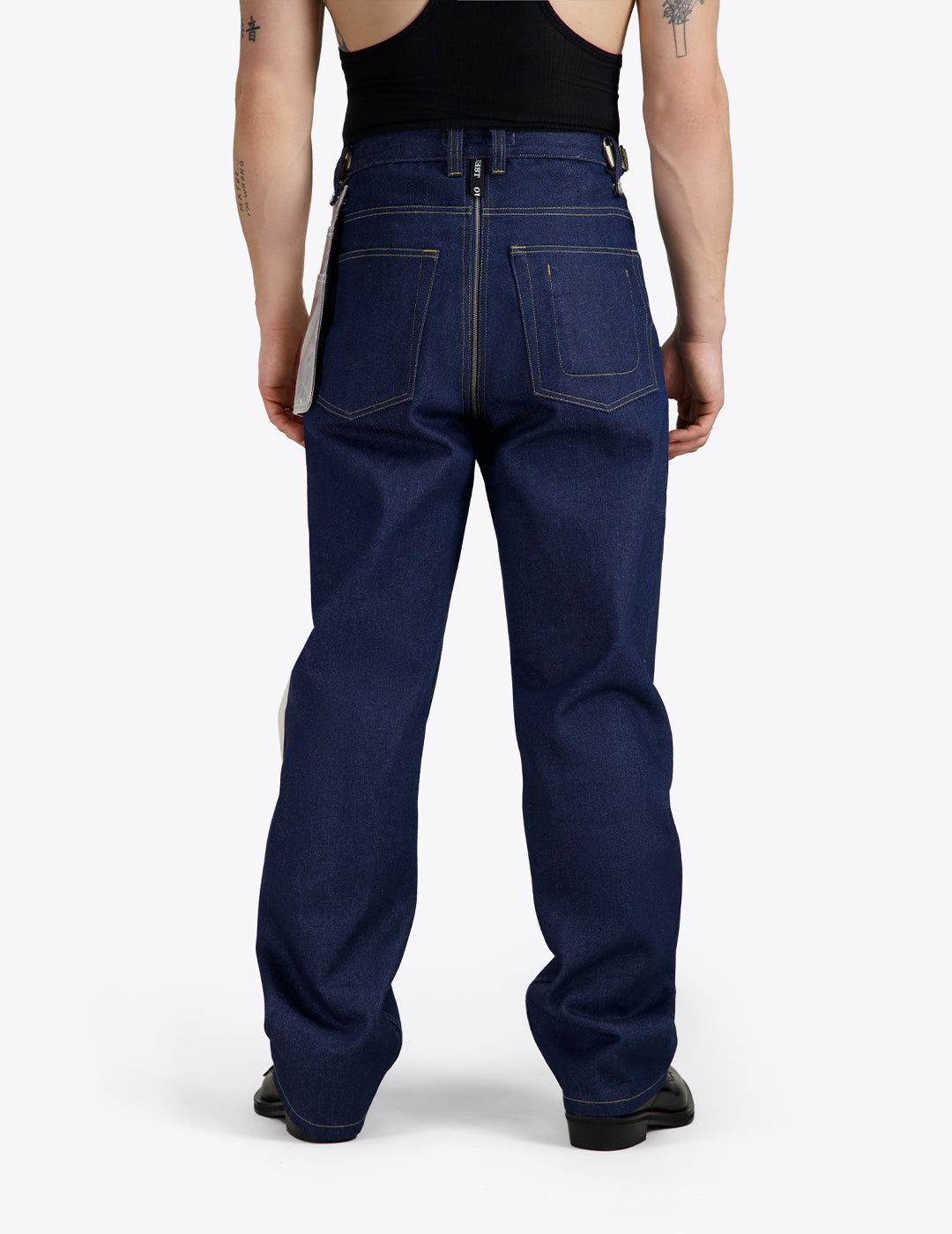 THE WORKER JEANS IN INDIGO RECYCLED DENIM
