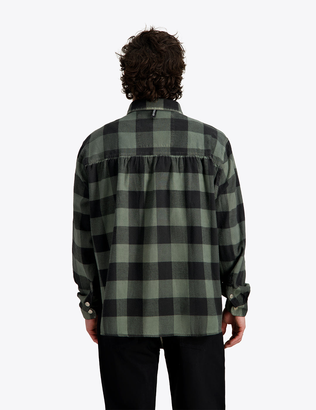 THE BUFFALO CHECK OVERSHIRT IN KHAKI