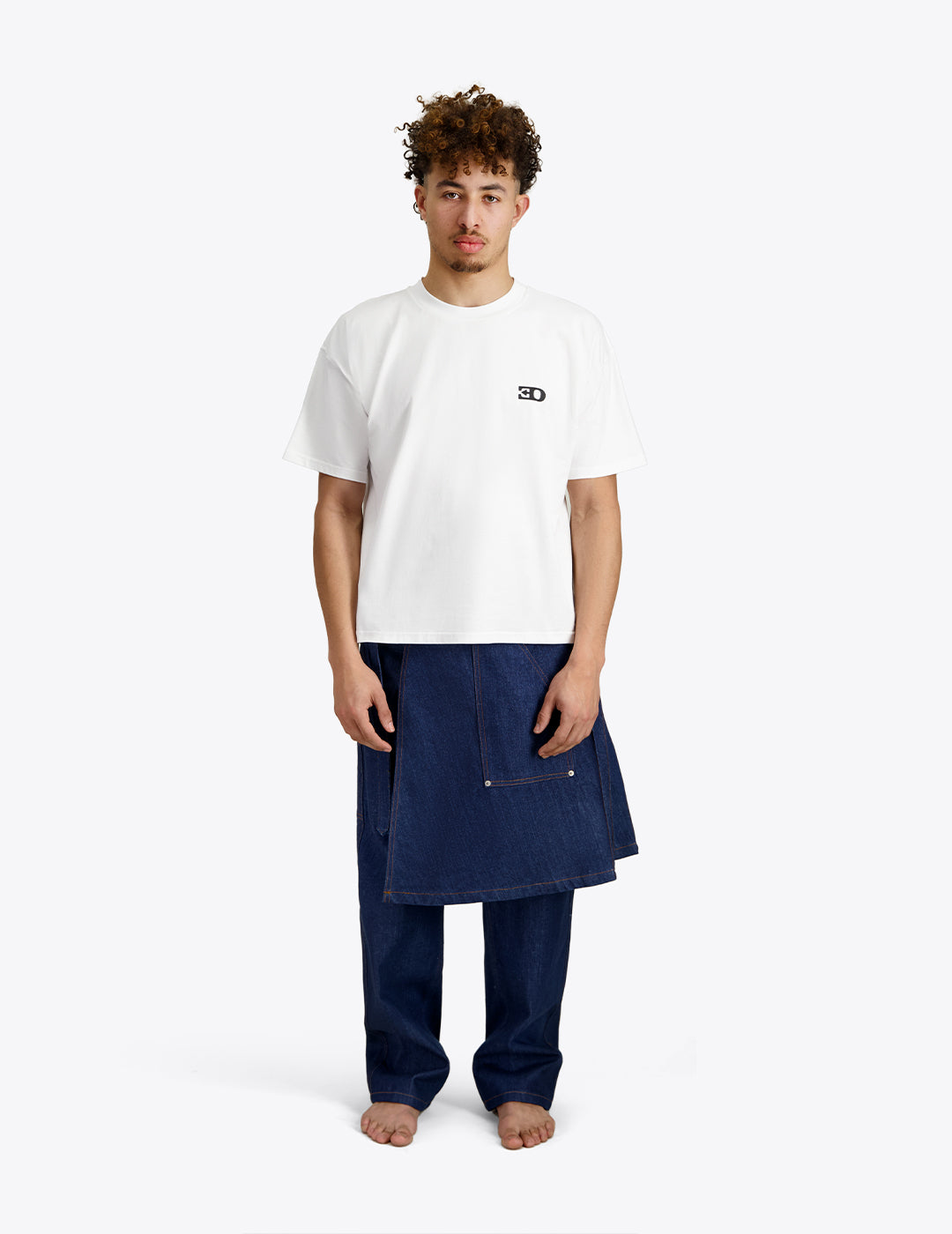 THE LOGO TEE IN WHITE