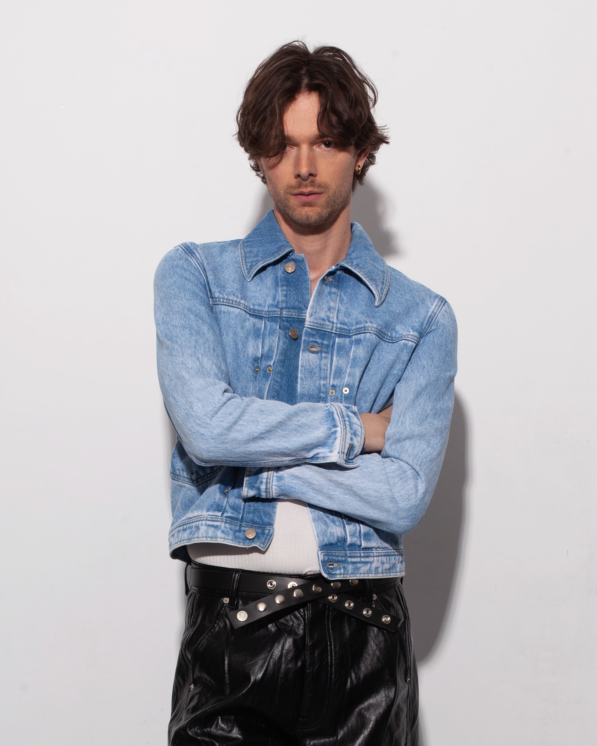 THE TRUCKER JACKET IN 1982 BLUE