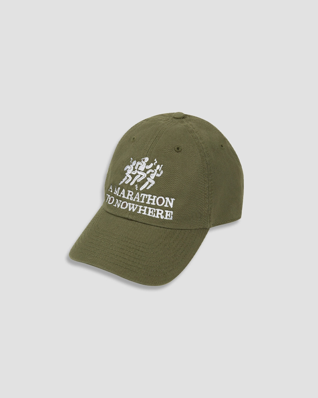 THE MARATHON HAT IN KHAKI COTTON TWILL