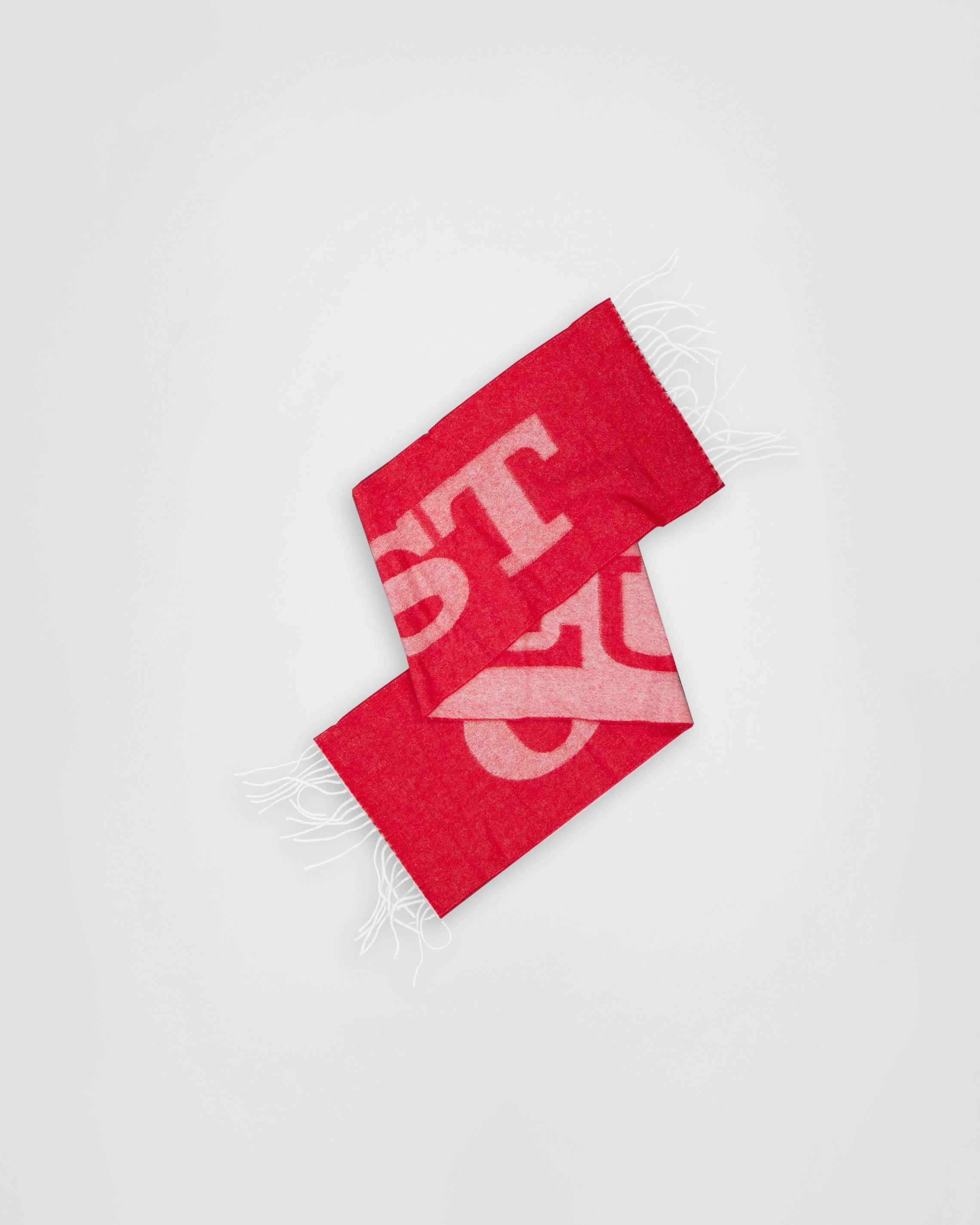 THE RED LOGO SCARF