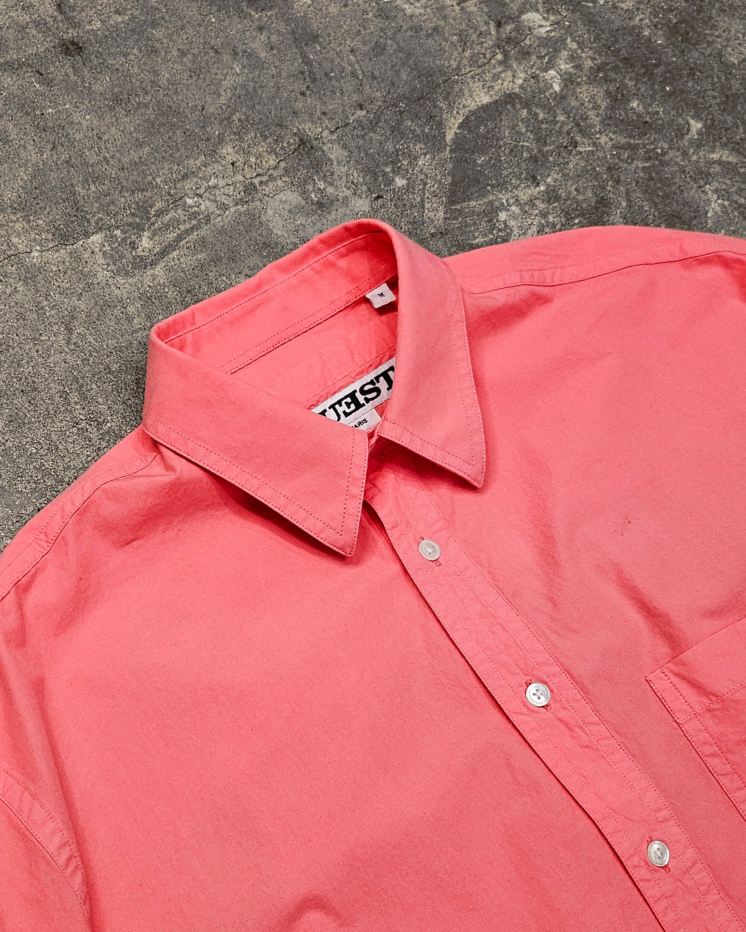 THE CLASSIC SHIRT IN PINK OVERDYED COTTON