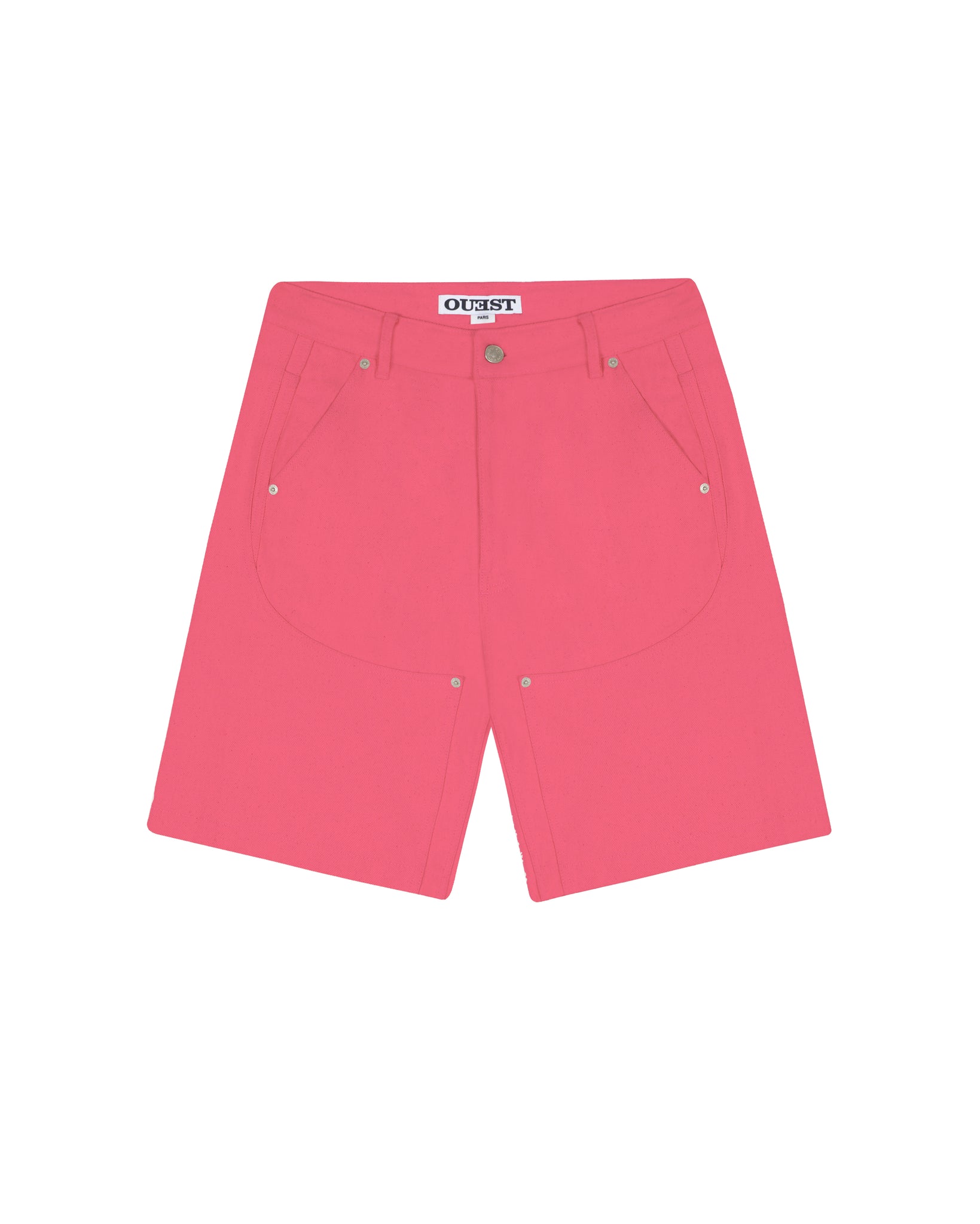 THE SHORT WORK CHAPS IN PINK DENIM
