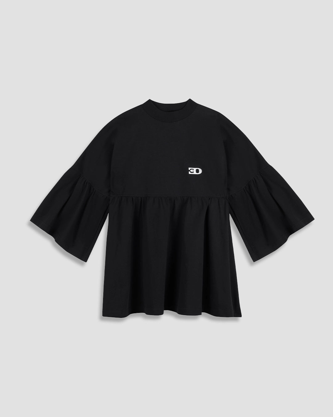 THE SKATER TEE IN BLACK