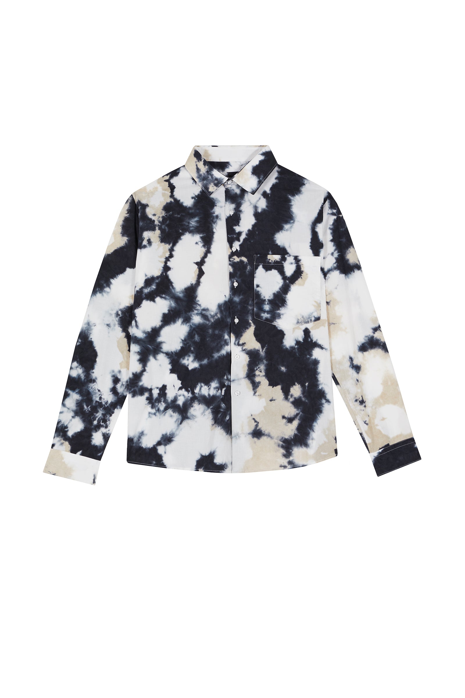 THE CLASSIC SHIRT IN TIE & DYE COTTON POPLIN