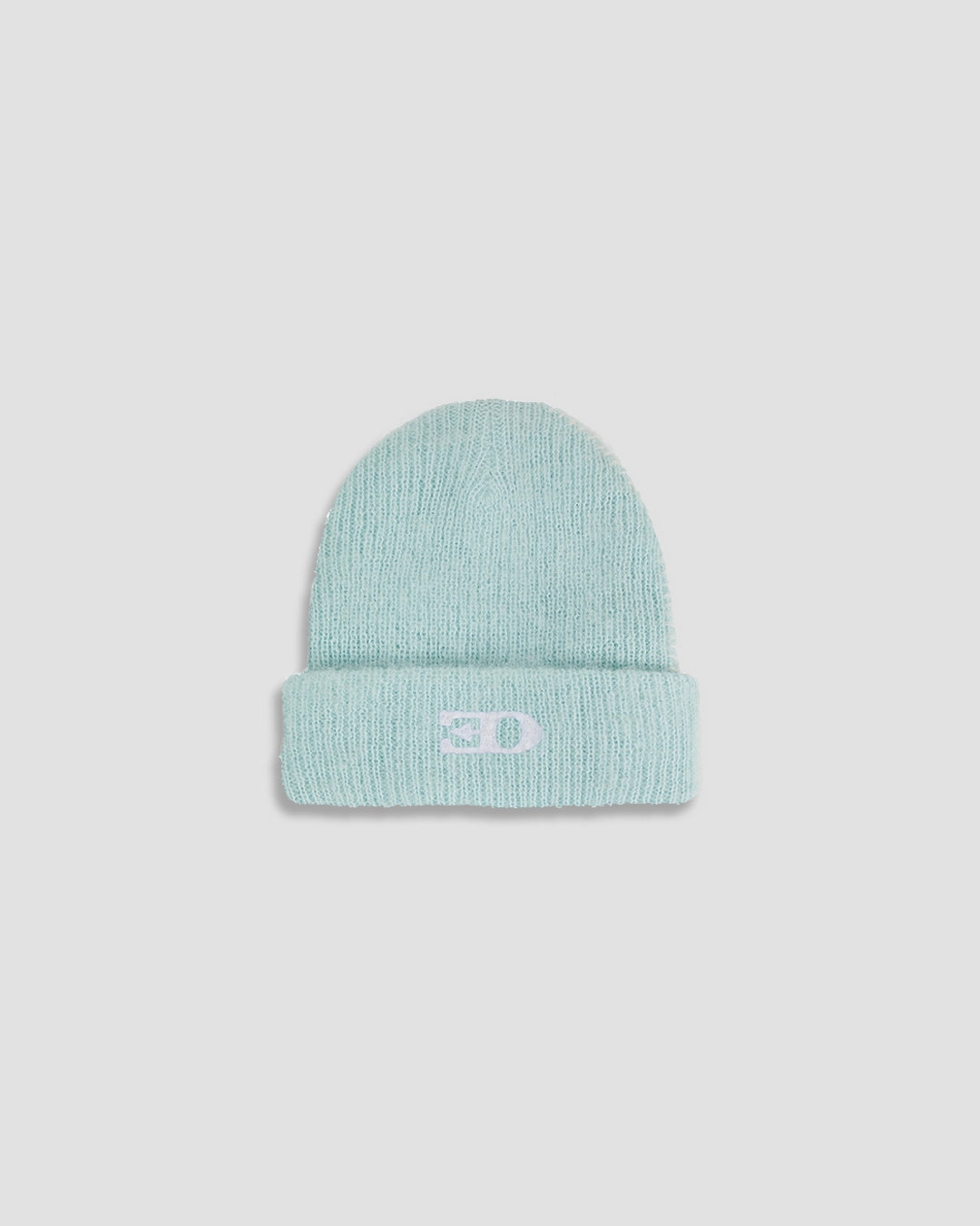 THE BEANIE IN LIGHT TURQUOISE MOHAIR