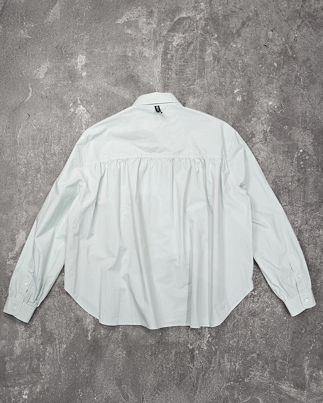 THE CLASSIC SHIRT IN TURQUOISE OVERDYED COTTON