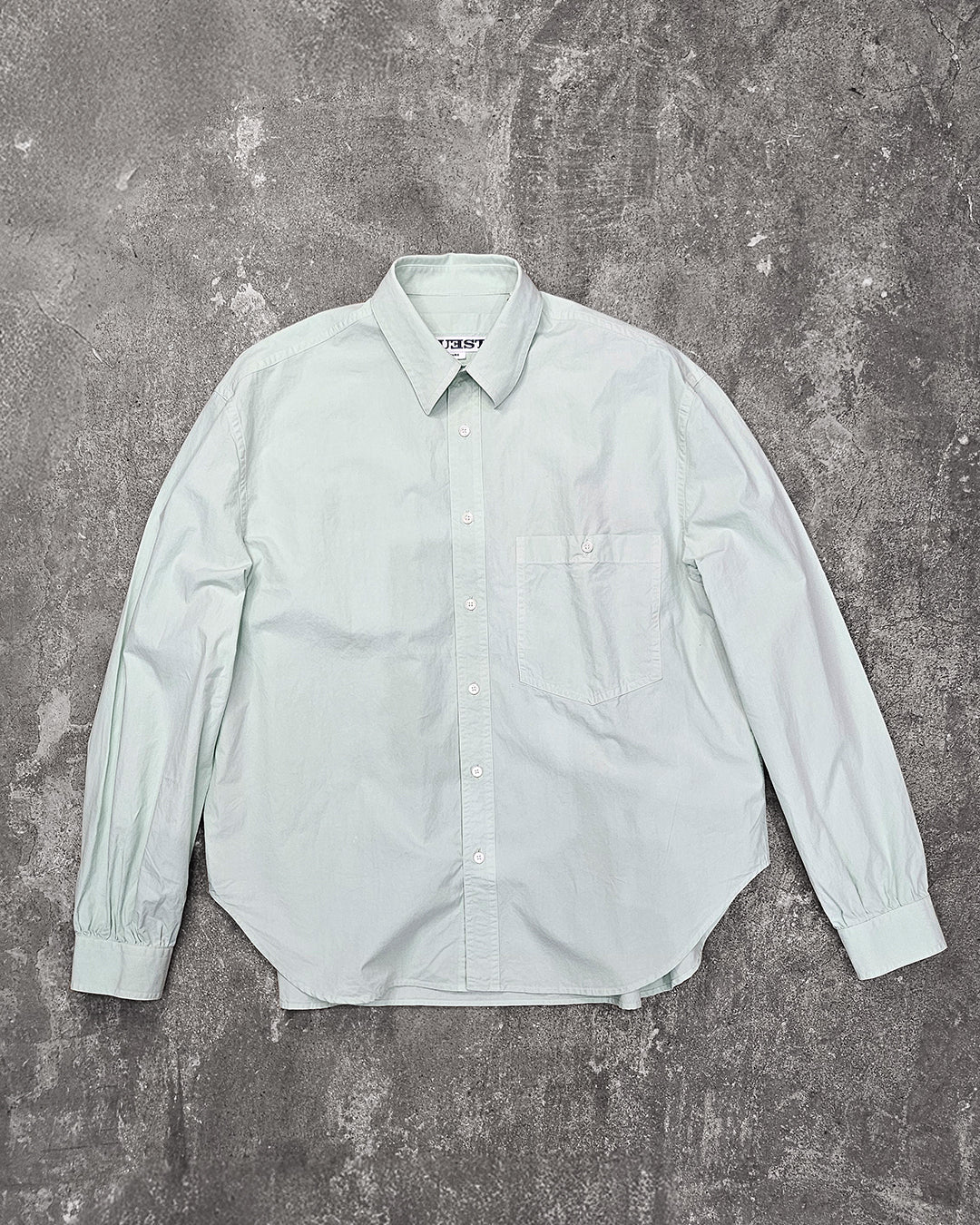 THE CLASSIC SHIRT IN TURQUOISE OVERDYED COTTON